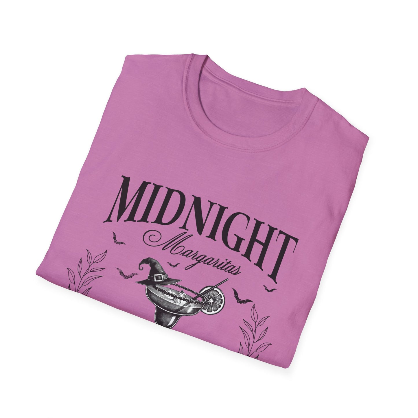 Midnight Margaritas Cocktail Club Unisex Softstyle  Halloween T-Shirt