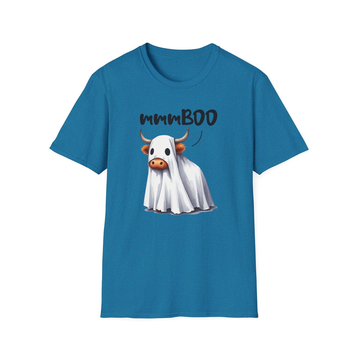 mmmBoo Cute Halloween Cow Unisex T-Shirt - 'mmmBOO'