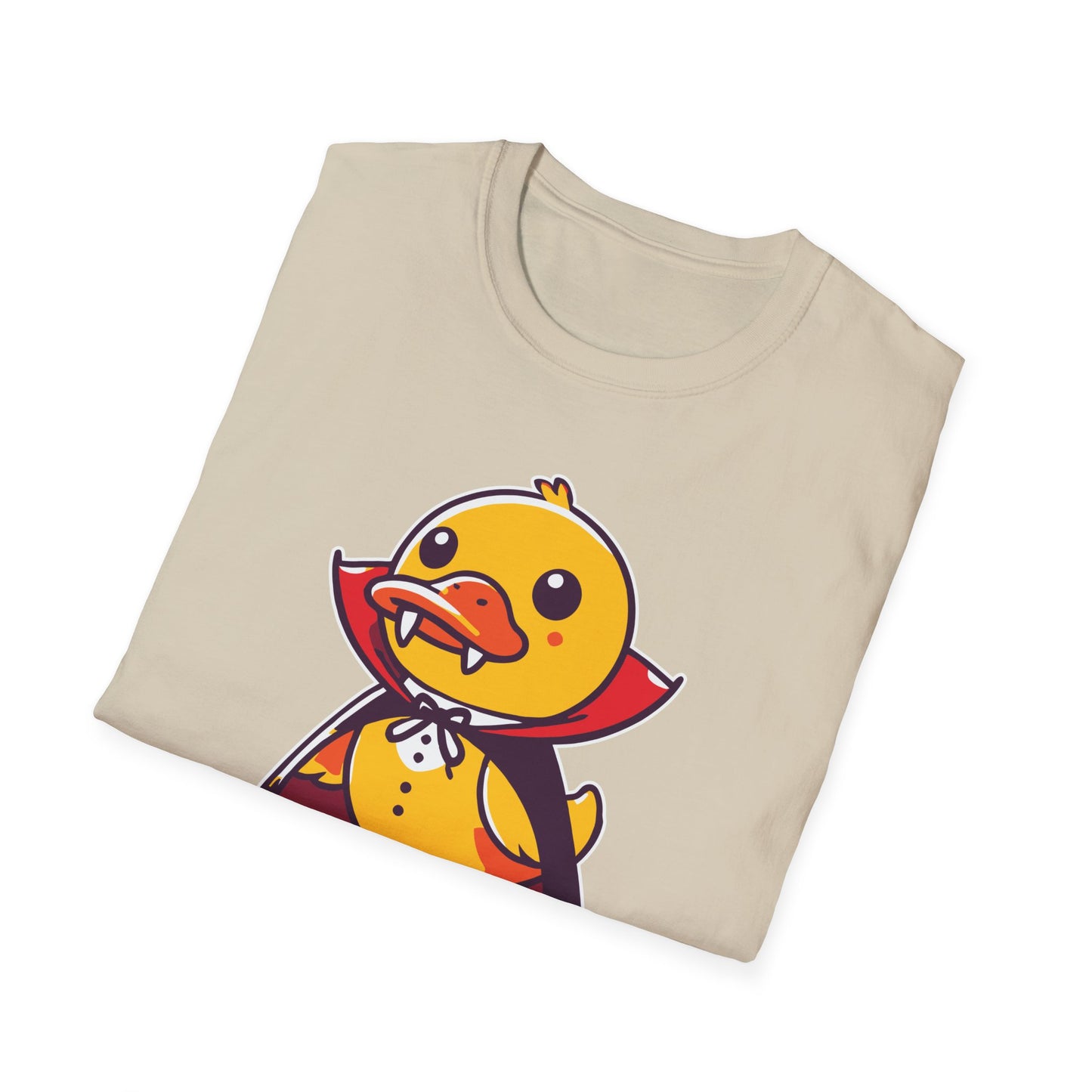 Count Quackula Unisex Softstyle T-Shirt - Fun Halloween Graphic Tee