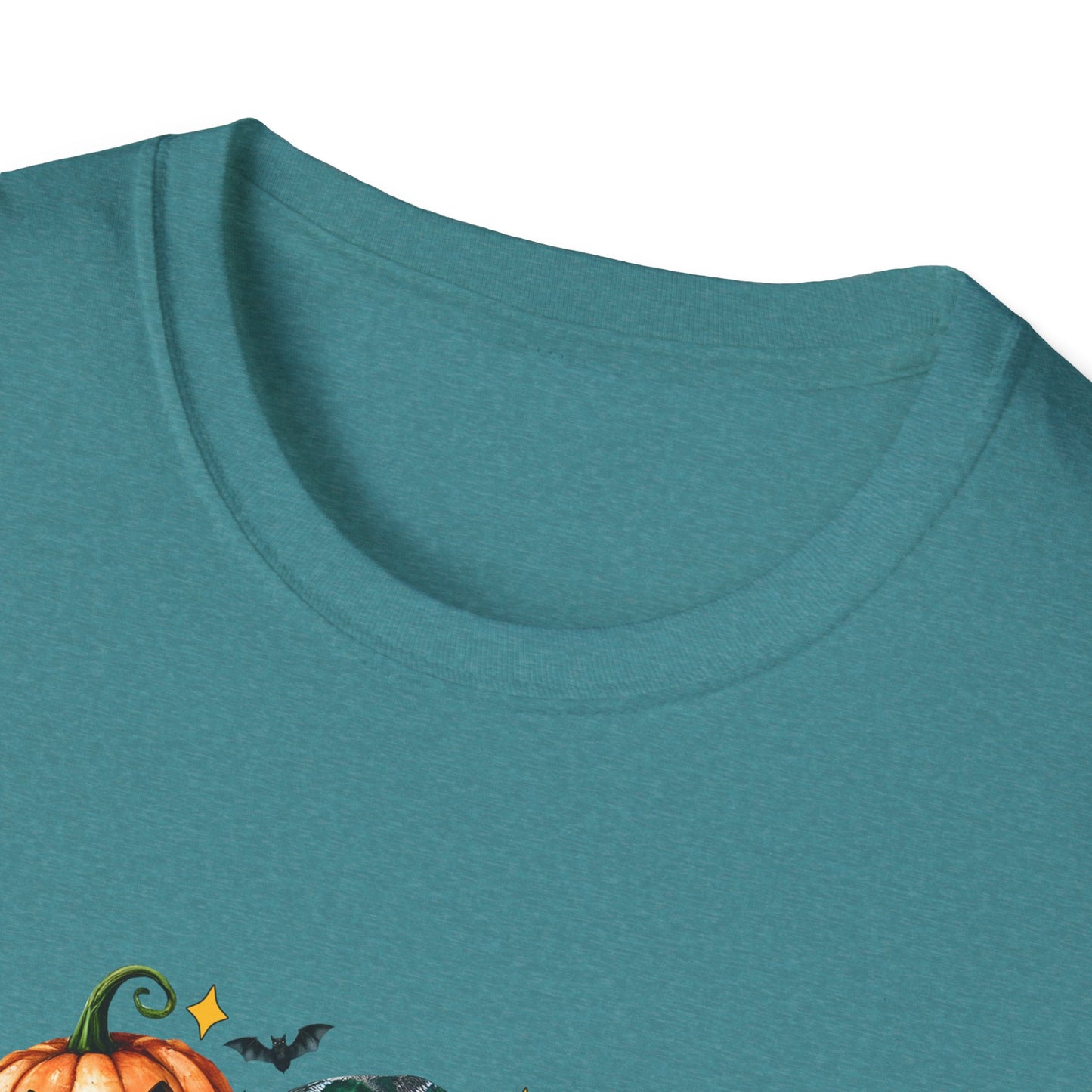 Halloween Cow Halloween Y'all Unisex Softstyle T-Shirt - Cute & Cozy for Fall Celebrations