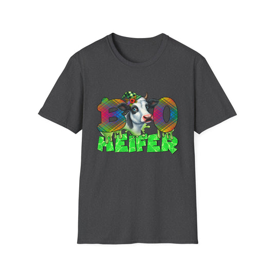 Boo Heifer Halloween Cow Unisex Softstyle T-Shirt