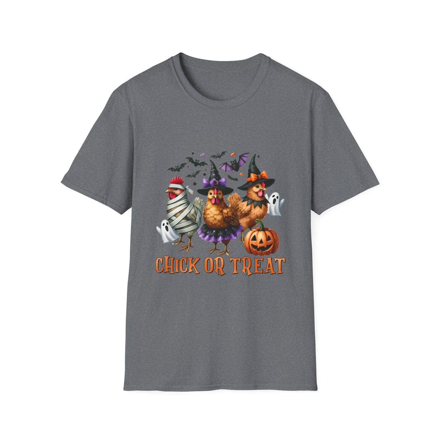 Halloween Chick or Treat Unisex Softstyle T-Shirt