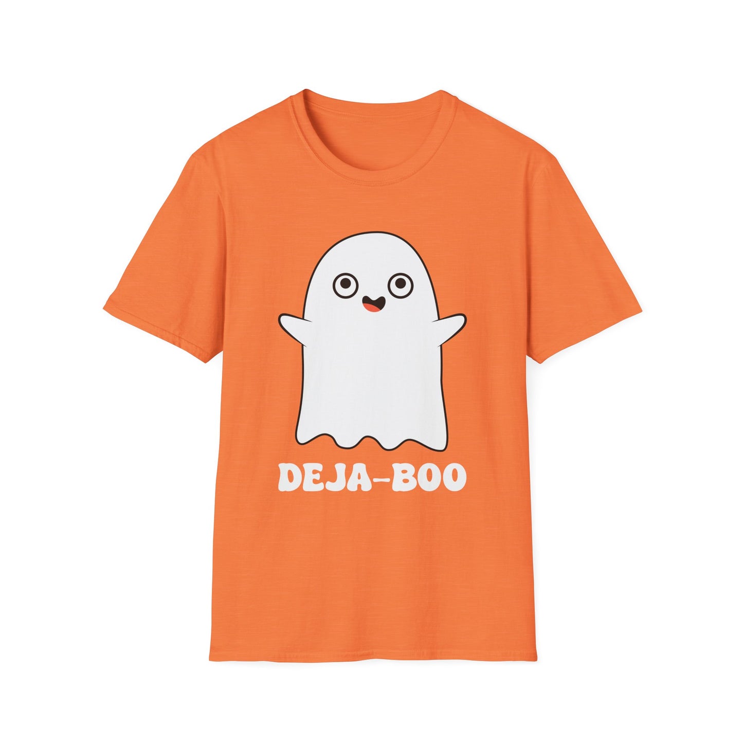 Deja-Boo Ghost T-Shirt | Unisex Softstyle Tee for Halloween Fun