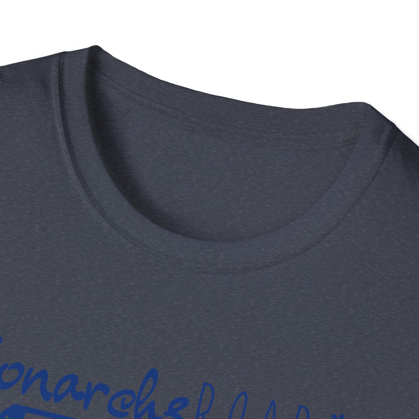 GO Monarchs Blue Leopard Print Unisex T-Shirt - School Spirit & Team Pride
