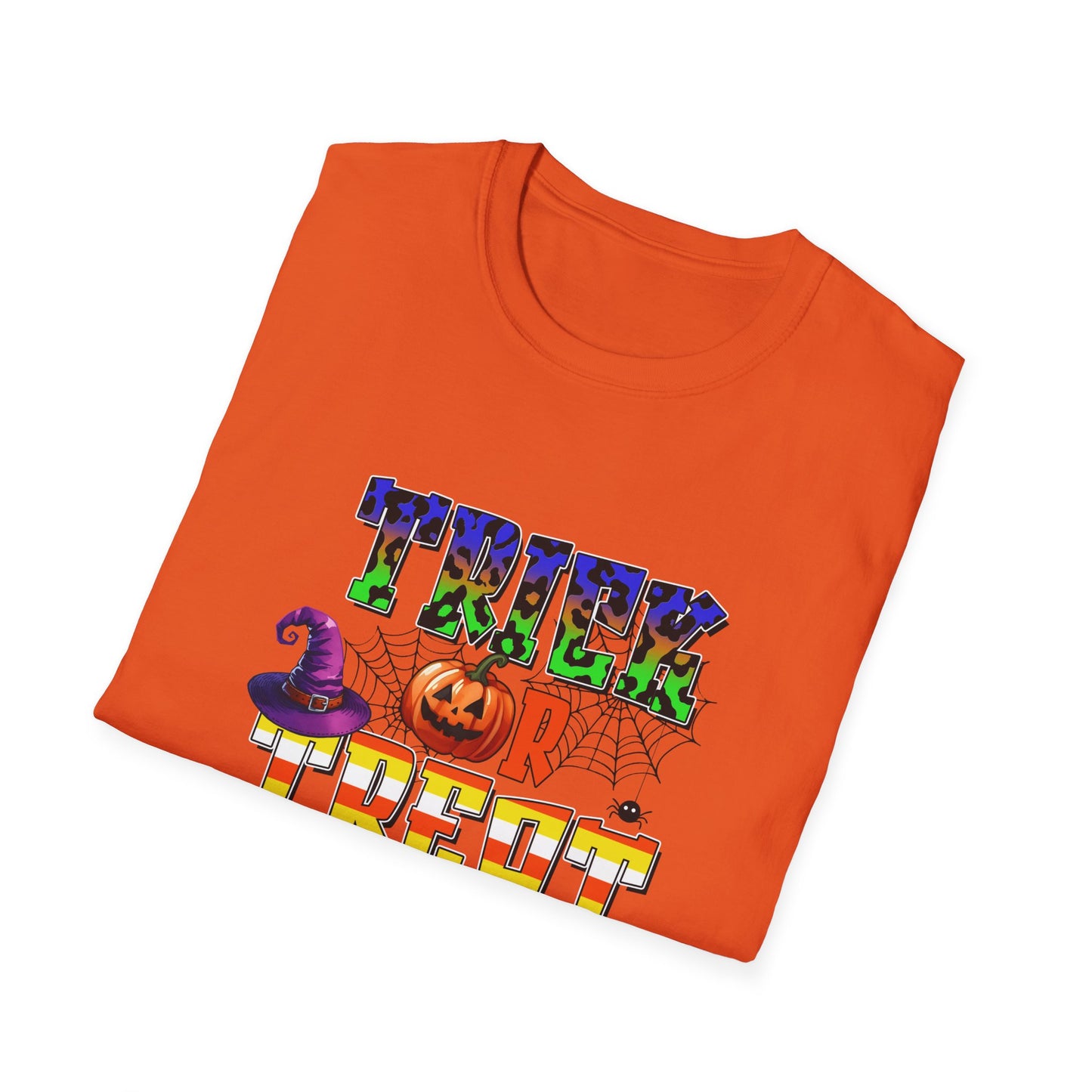 Halloween Trick or Treat Unisex Softstyle T-Shirt