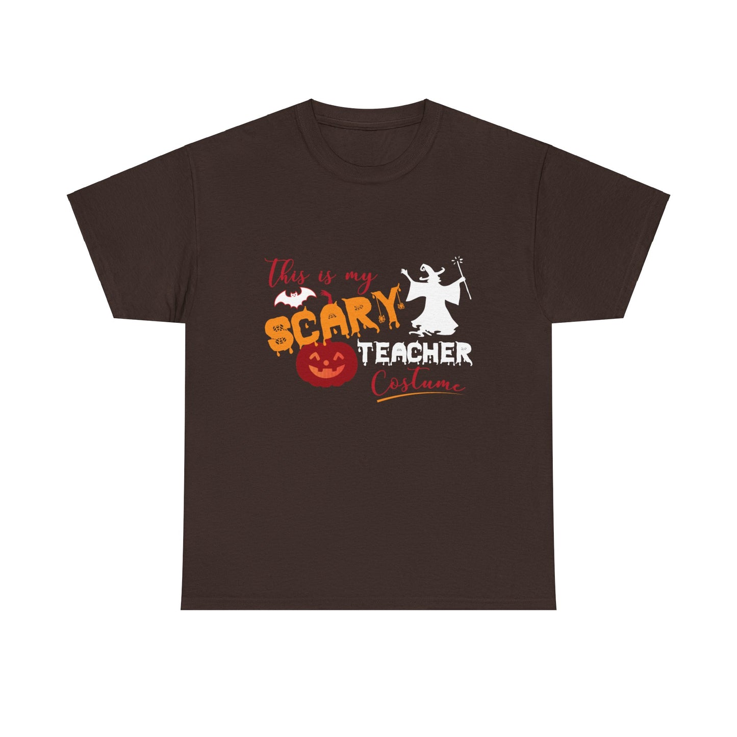 Halloween Teacher Costume Tee - Unisex Heavy Cotton Halloween School Teacher T-Shirt