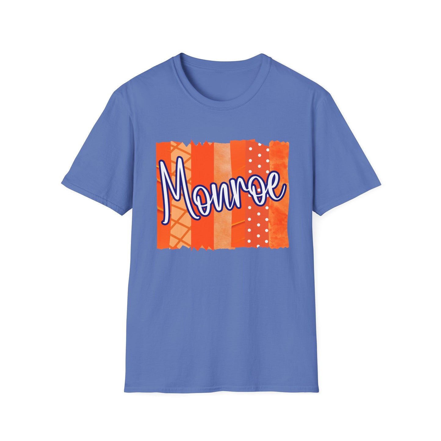 Monroe Patch Orange Unisex Softstyle T-Shirt