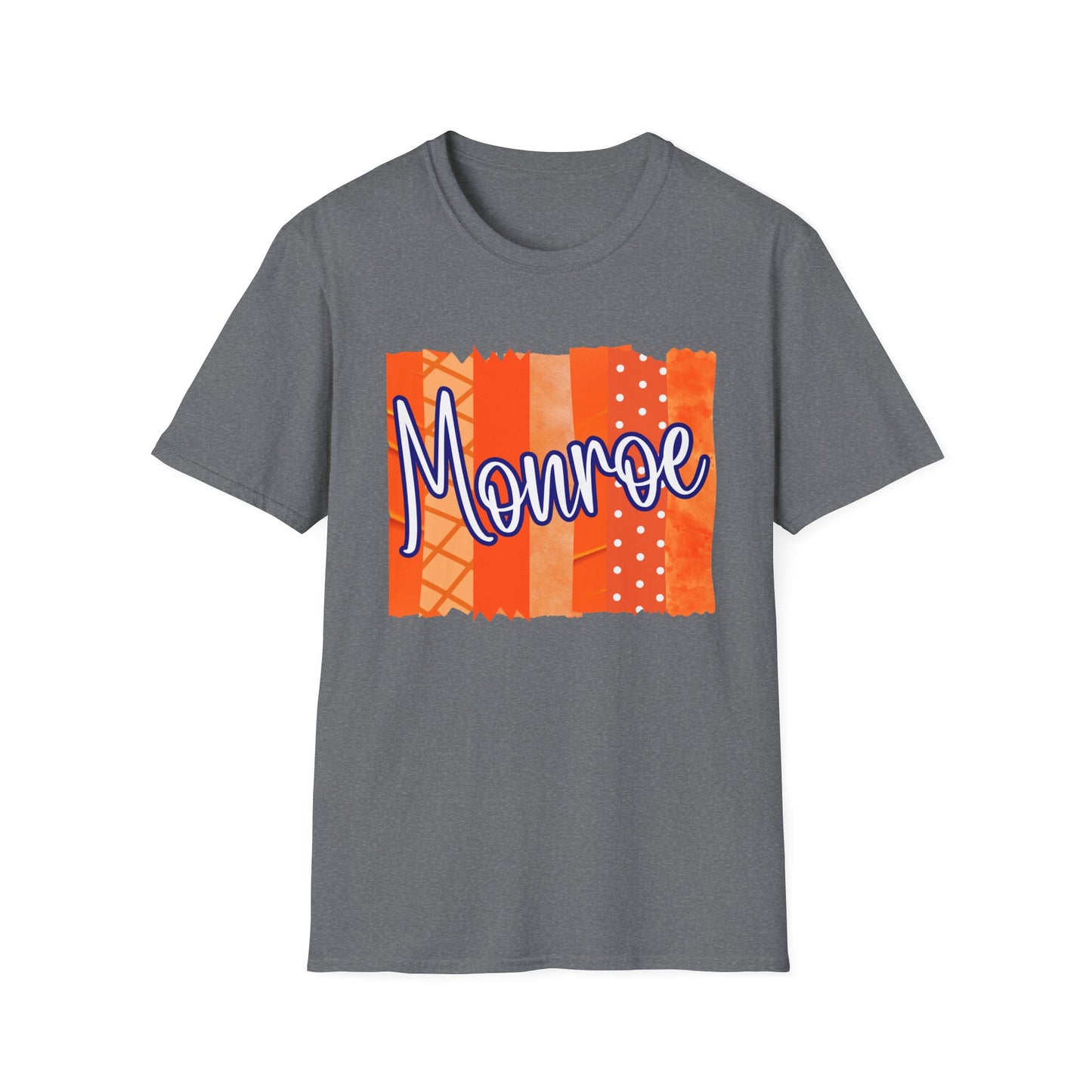 Monroe Patch Orange Unisex Softstyle T-Shirt