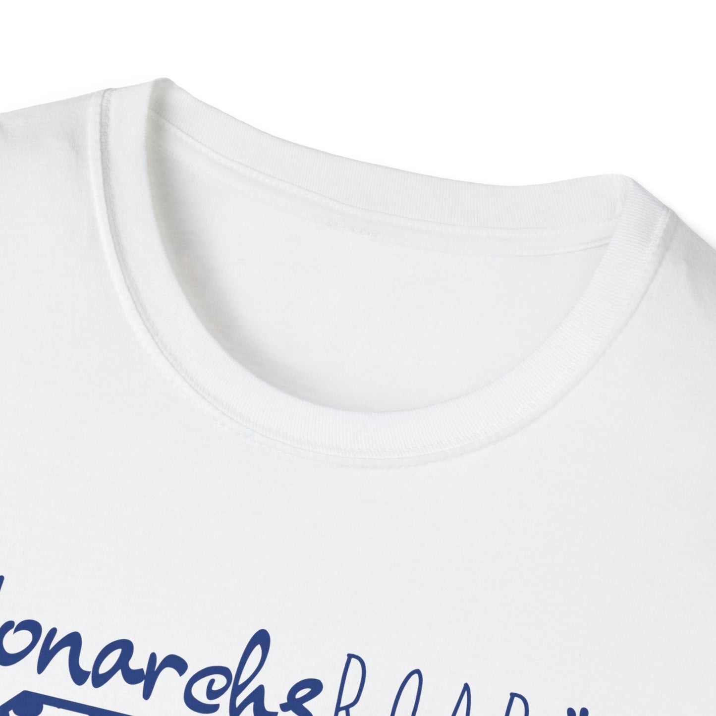 GO Monarchs Blue Leopard Print Unisex T-Shirt - School Spirit & Team Pride