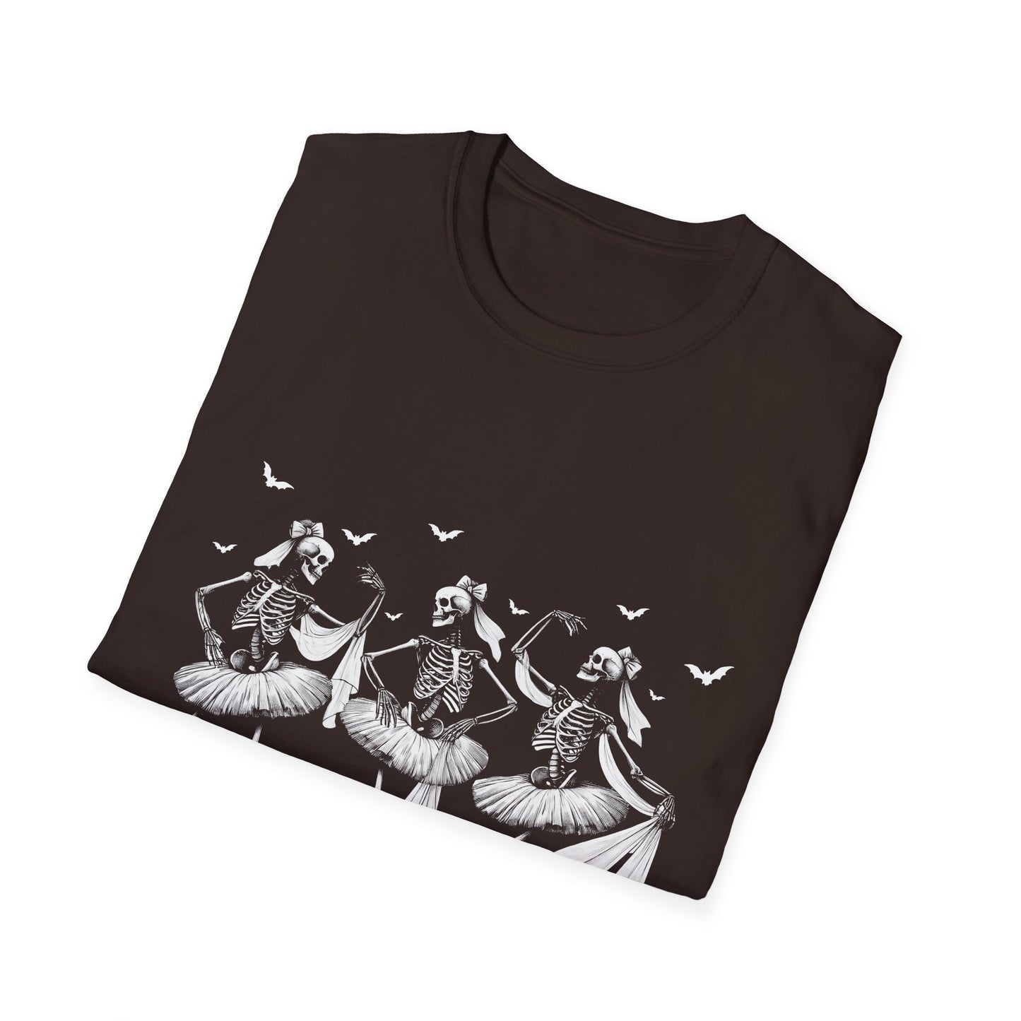 Ballet Dancer Graphic Unisex Softstyle T-Shirt Halloween - Perfect Gift for Dance Enthusiasts