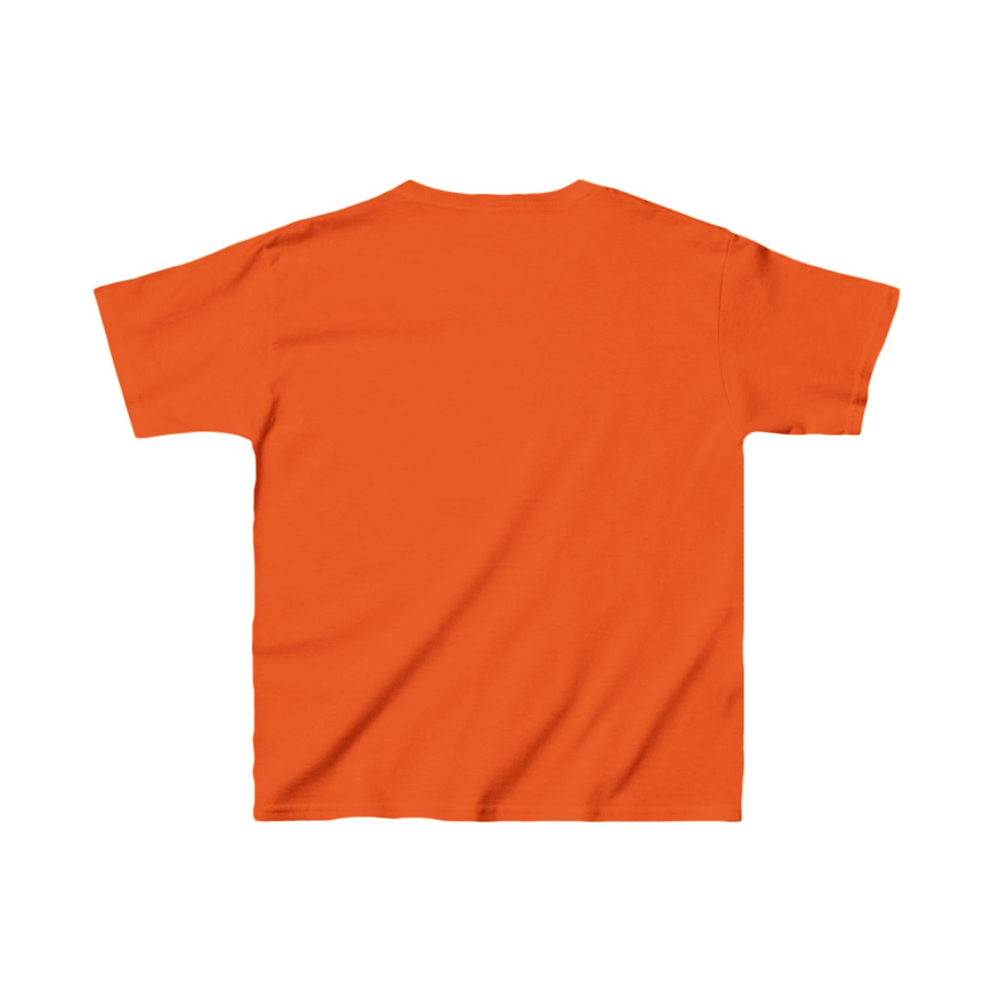 Kids Monroe Orange PatcHeavy Cotton™ Tee - Fun Orange Design for Birthday or Everyday Wear