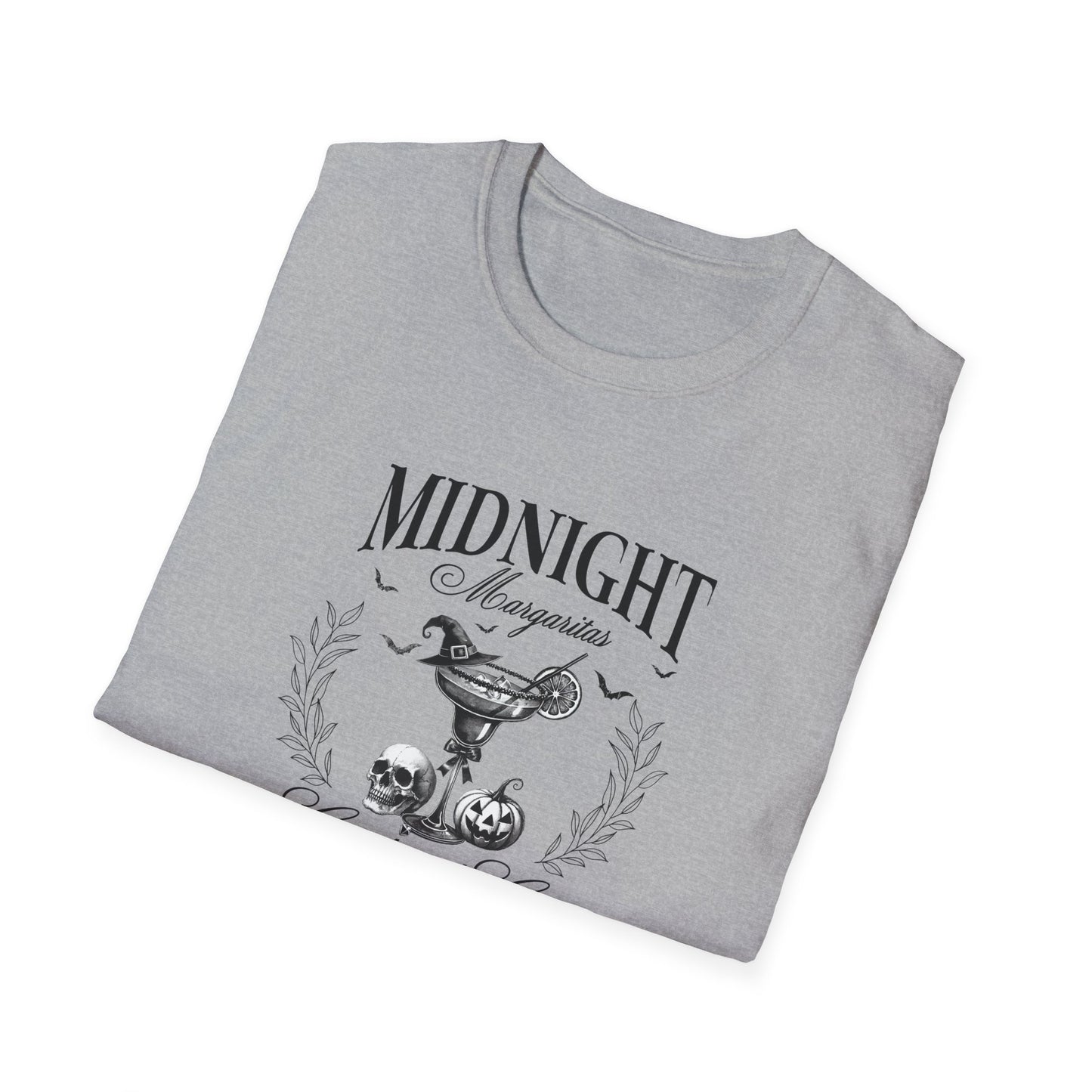 Midnight Margaritas Cocktail Club Unisex Softstyle  Halloween T-Shirt