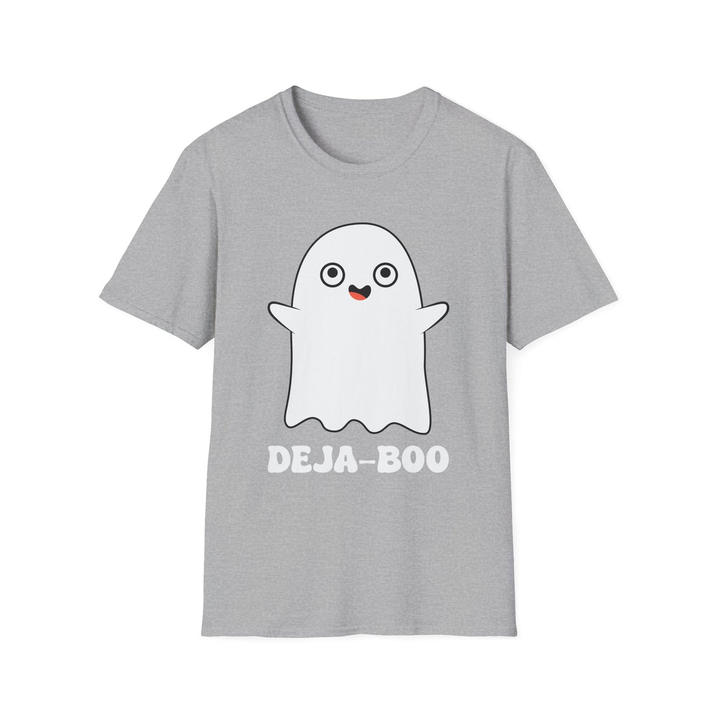 Deja-Boo Ghost T-Shirt | Unisex Softstyle Tee for Halloween Fun
