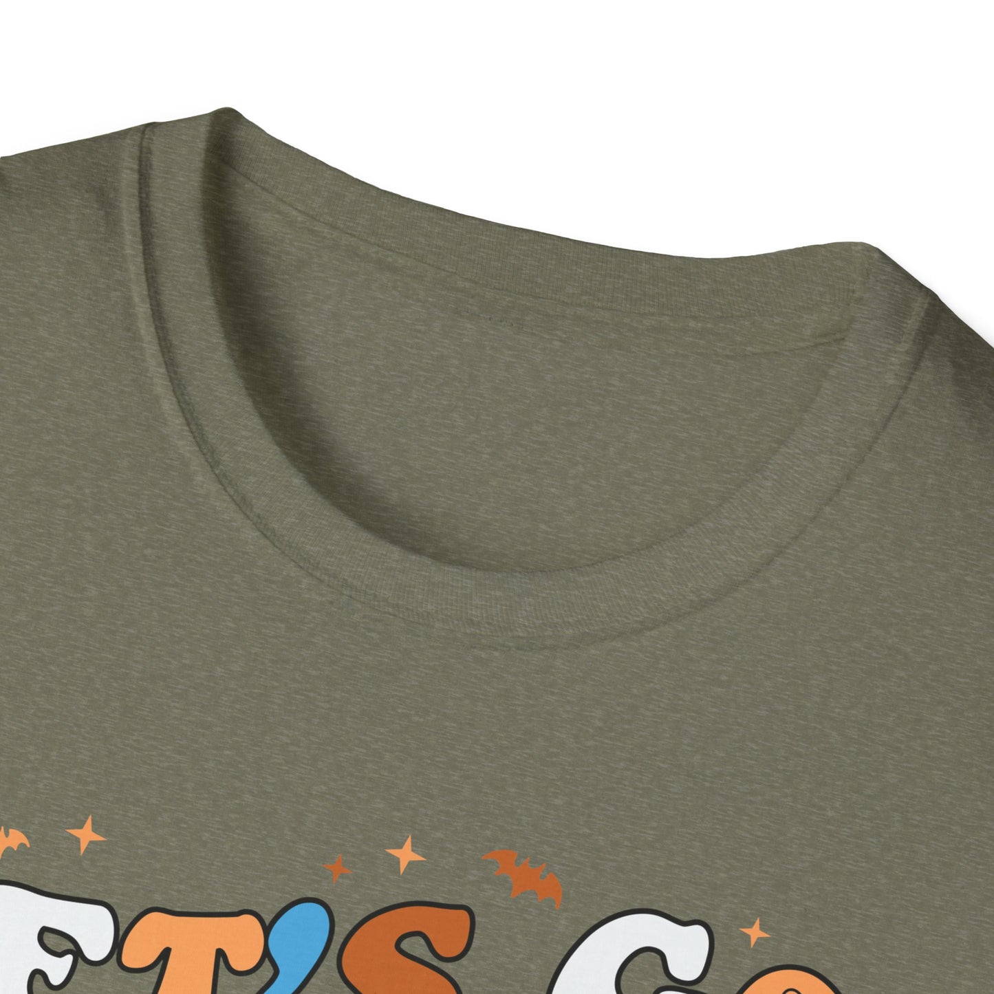 Let's Go Ghouls Unisex Softstyle T-Shirt – Fun Halloween Tee for Ghost Lovers