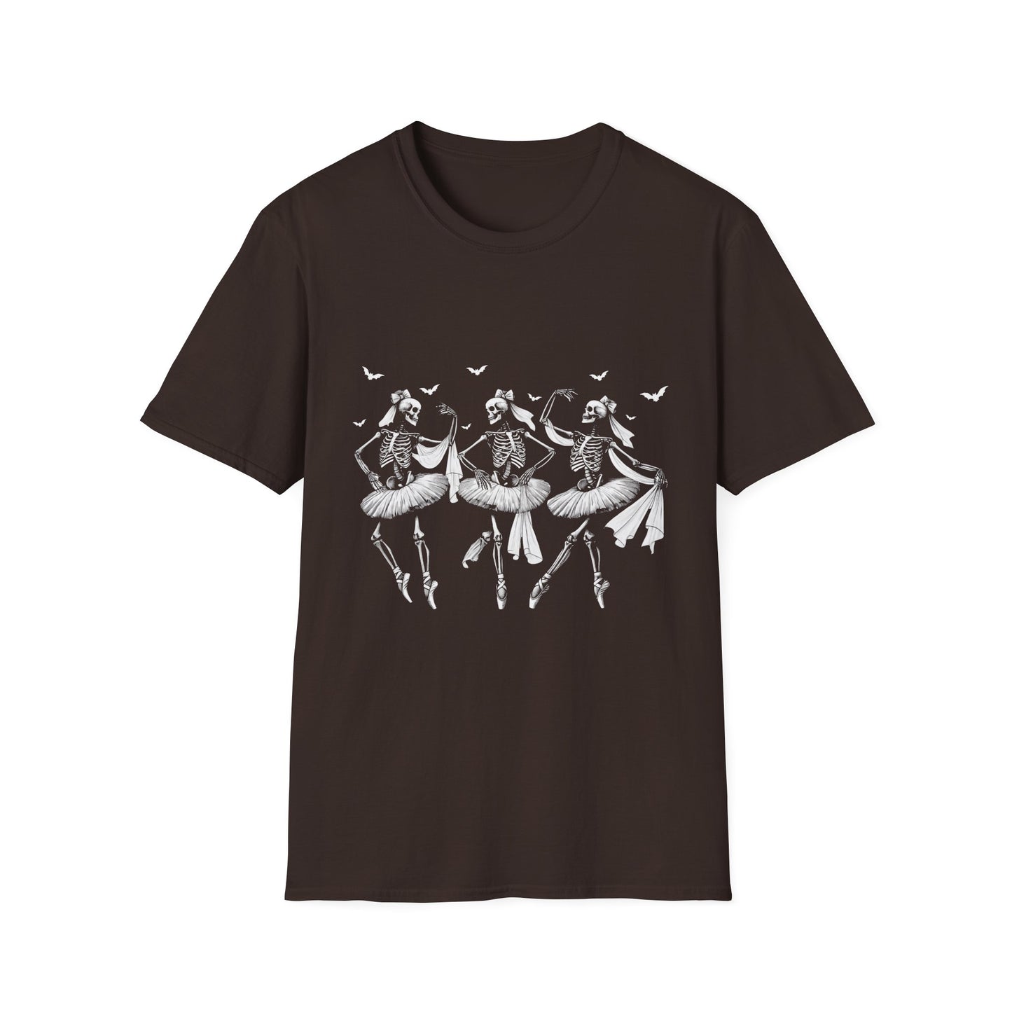 Ballet Dancer Graphic Unisex Softstyle T-Shirt Halloween - Perfect Gift for Dance Enthusiasts