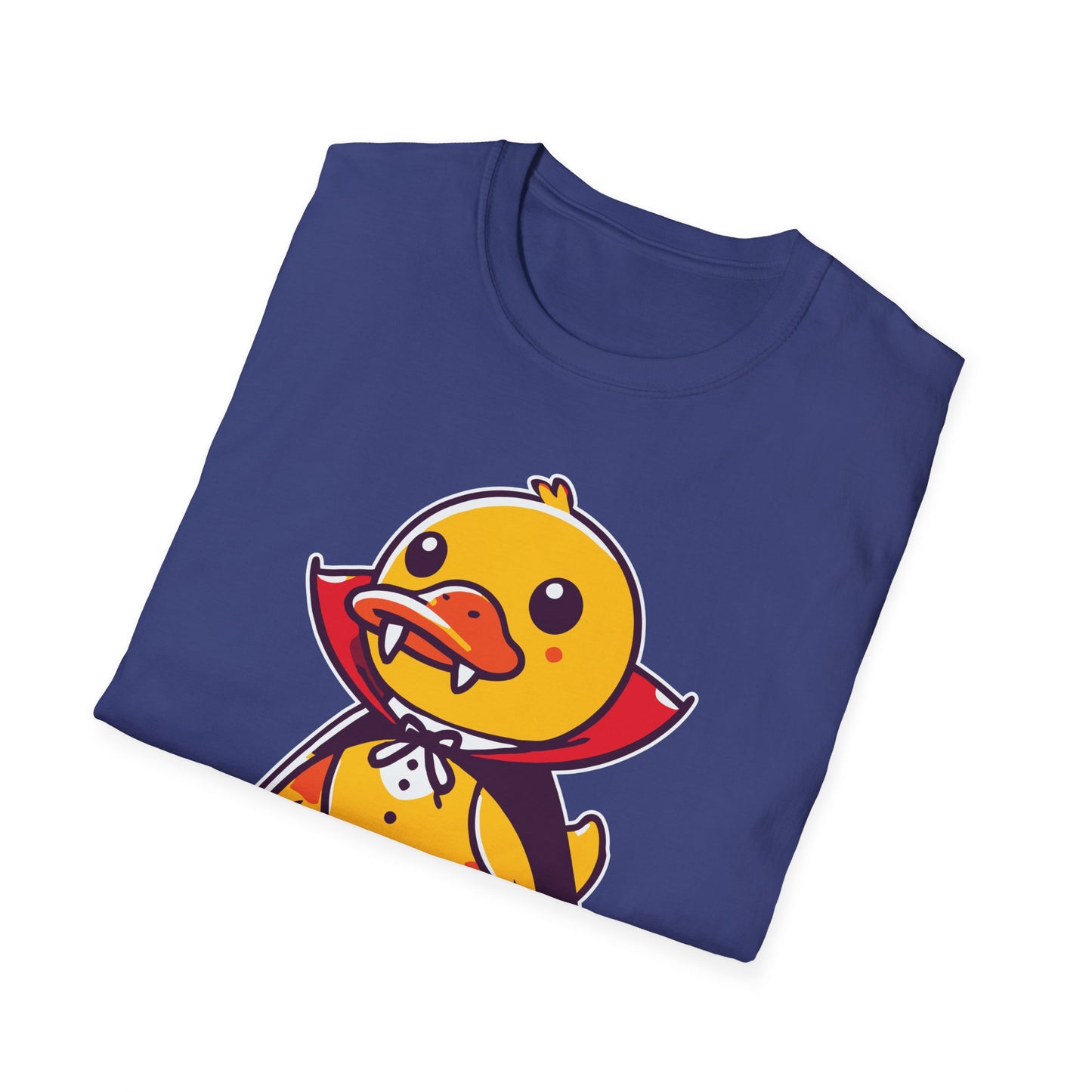 Count Quackula Unisex Softstyle T-Shirt - Fun Halloween Graphic Tee