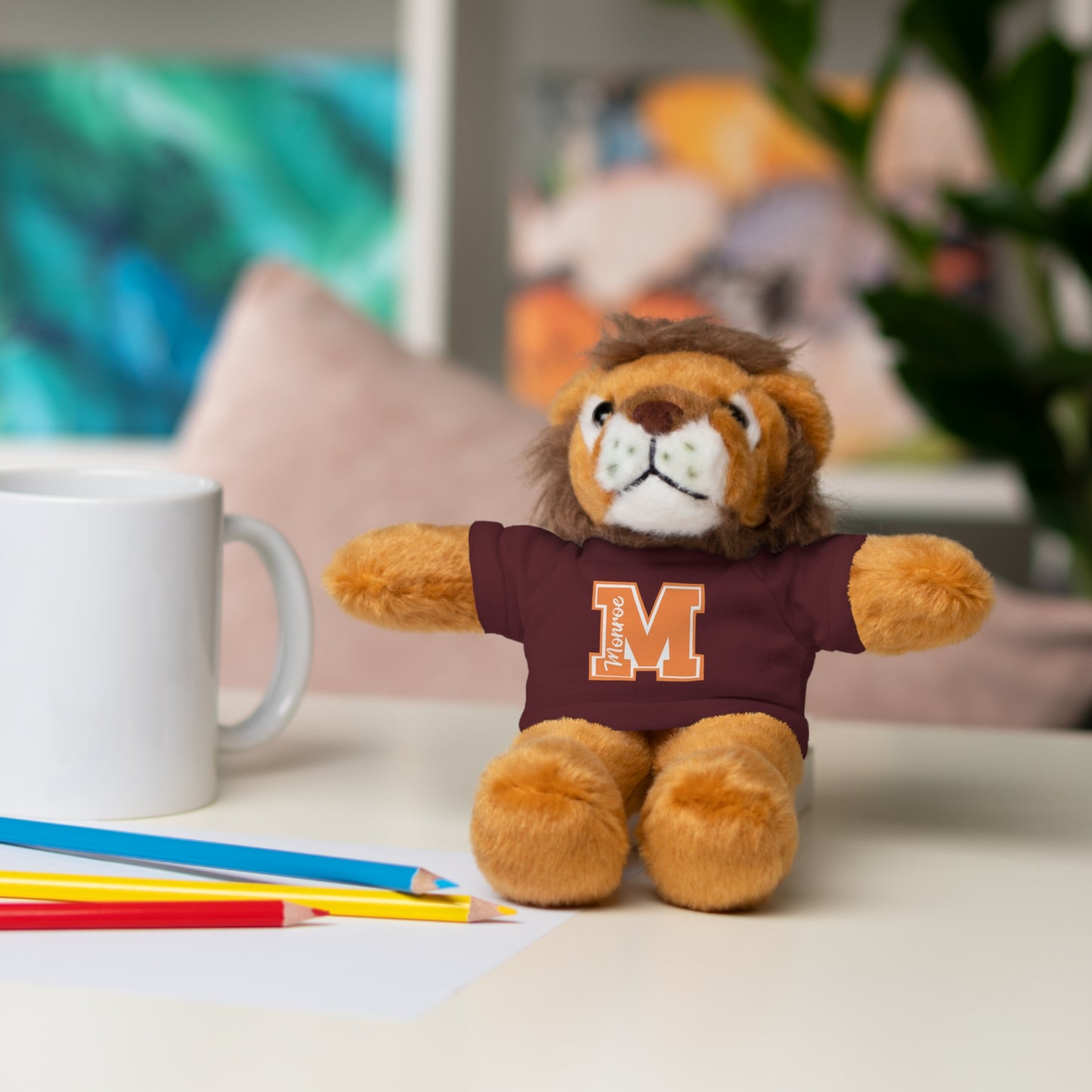 Customizable Stuffed Animal Buddy with Tee - Perfect Gift for Graduations and Celebrations
