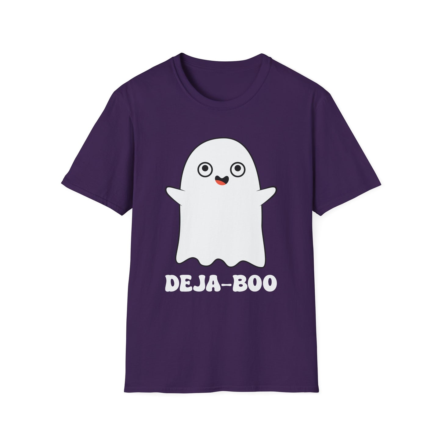 Deja-Boo Ghost T-Shirt | Unisex Softstyle Tee for Halloween Fun