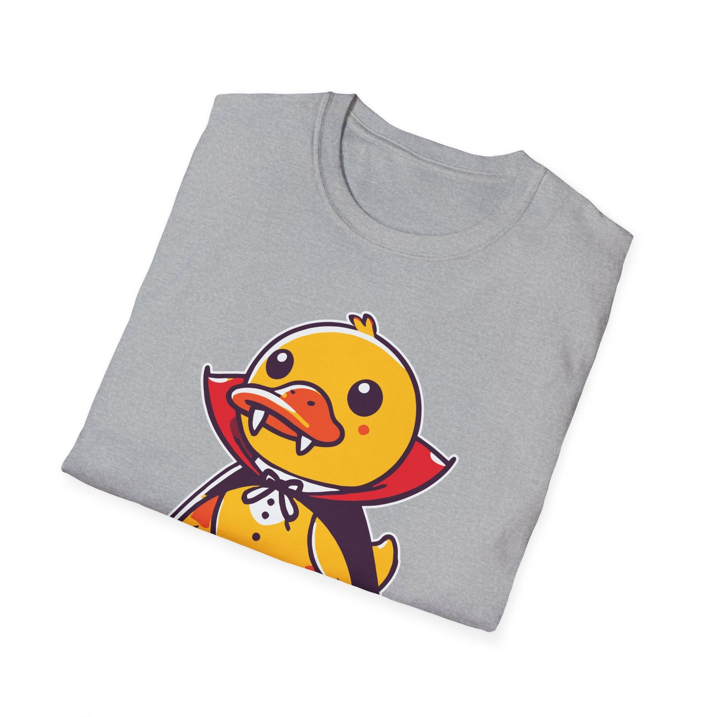 Count Quackula Unisex Softstyle T-Shirt - Fun Halloween Graphic Tee