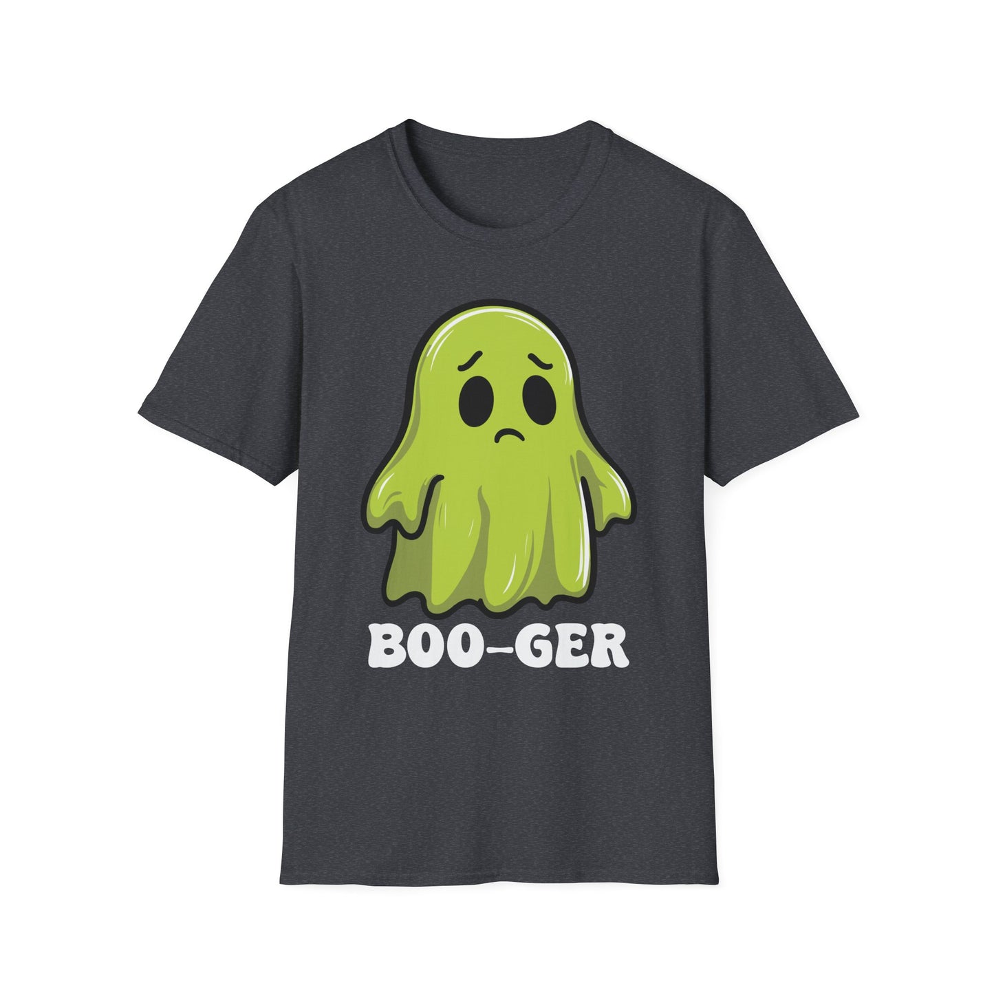 Cute Ghost 'Boo-ger' Unisex Softstyle T-Shirt - Perfect for Halloween Fun!