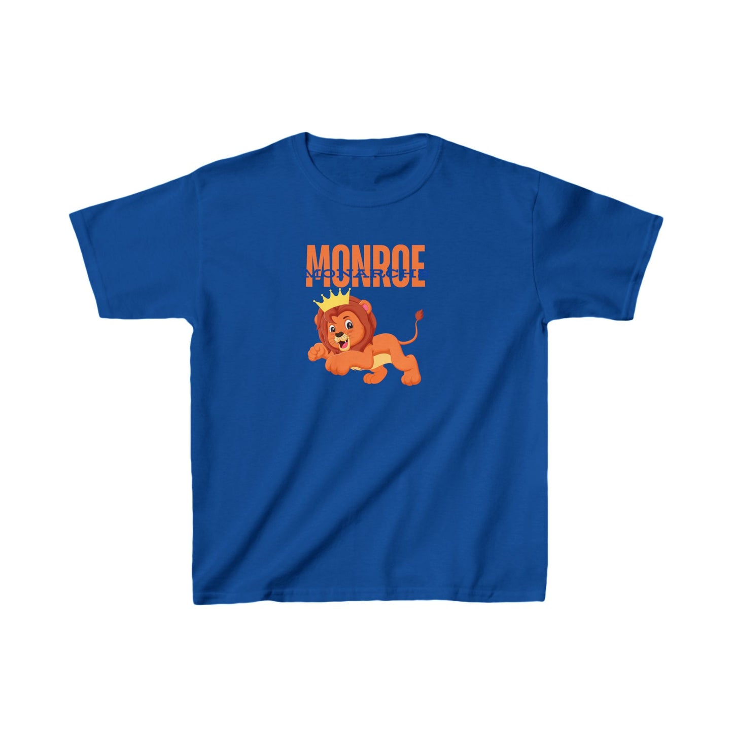 Kids Monroe Monarch Jumping Lion King Heavy Cotton Tee - Fun & Playful Design