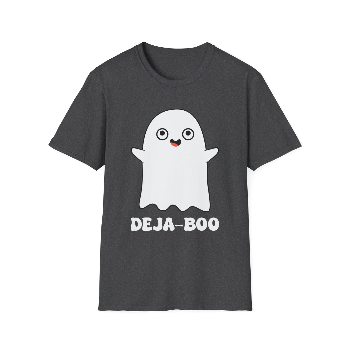 Deja-Boo Ghost T-Shirt | Unisex Softstyle Tee for Halloween Fun