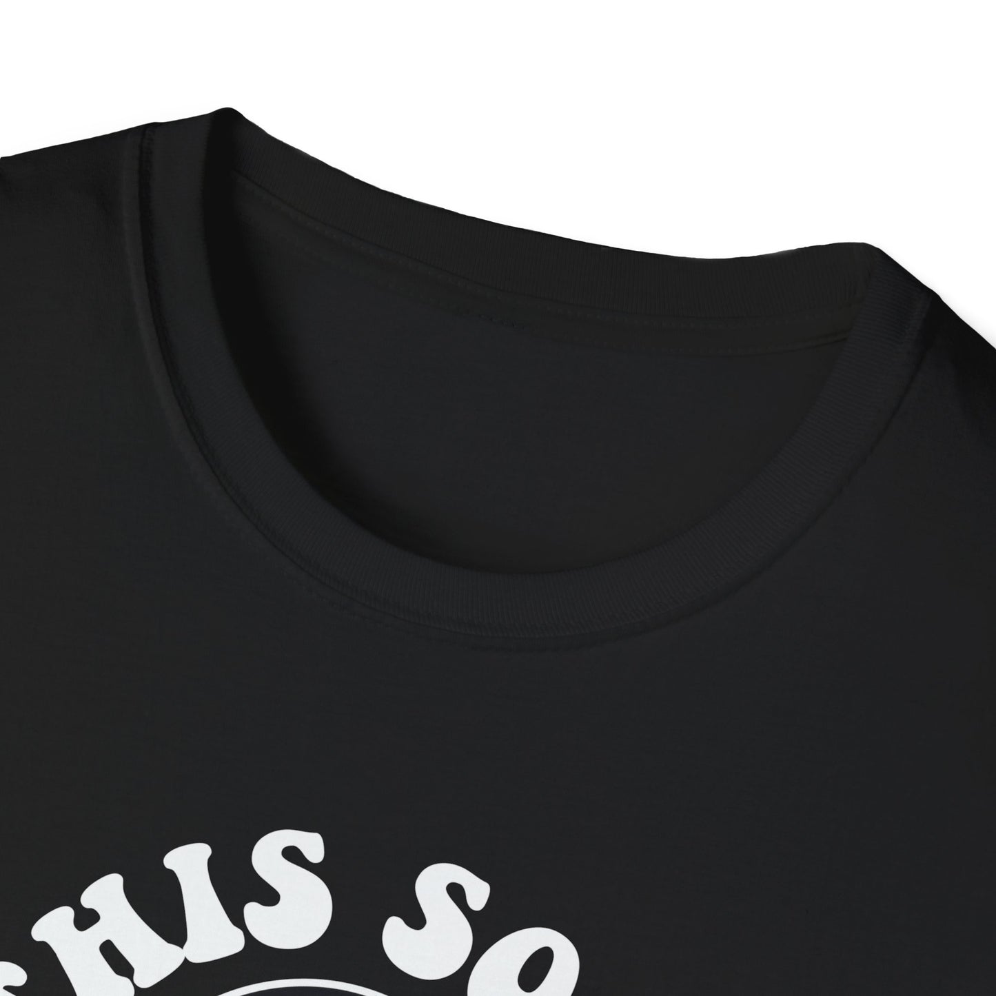 Cool Ghost Sipping Coffee Halloween "Boo Sheet" Unisex Softstyle T-Shirt