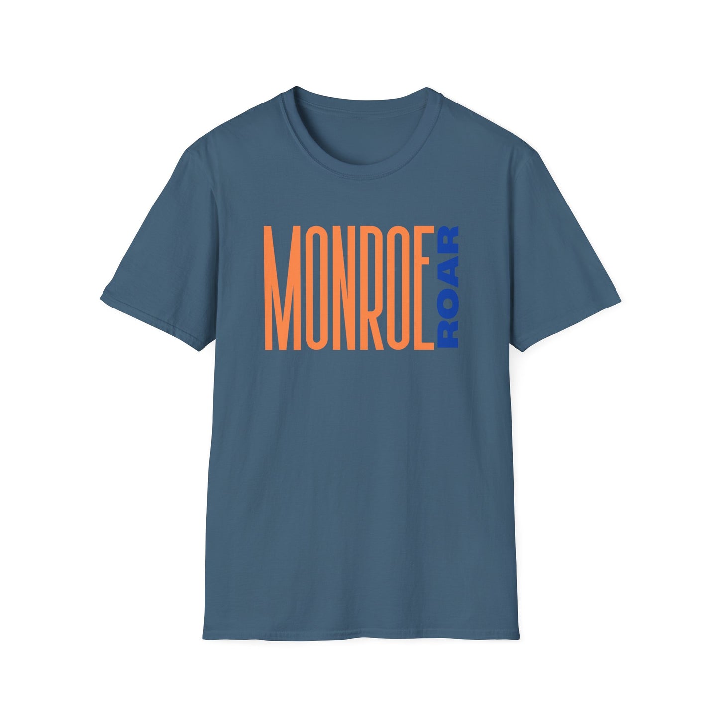Monroe (Orange) Roar (Royal) Unisex Softstyle T-Shirt