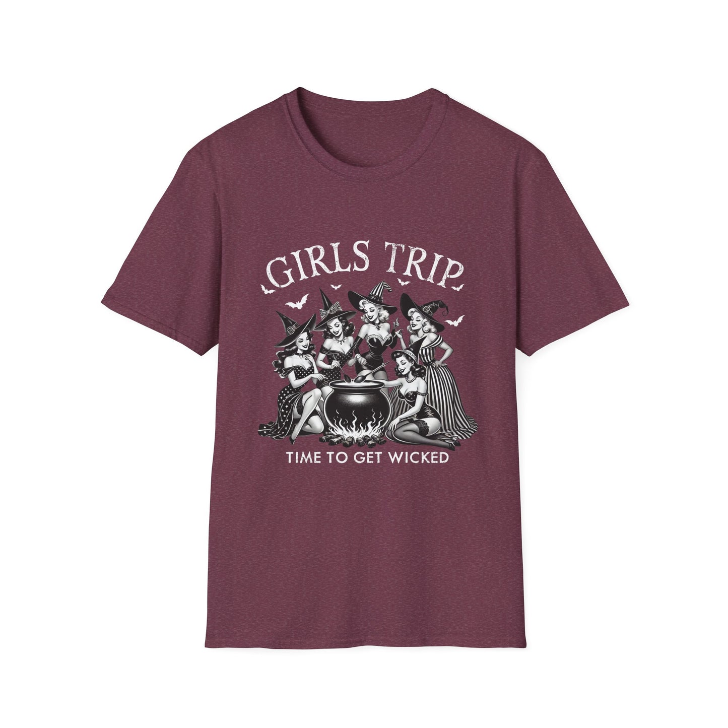 Girls Trip Wicked T-Shirt | Unisex Softstyle Tee for Halloween Celebrations