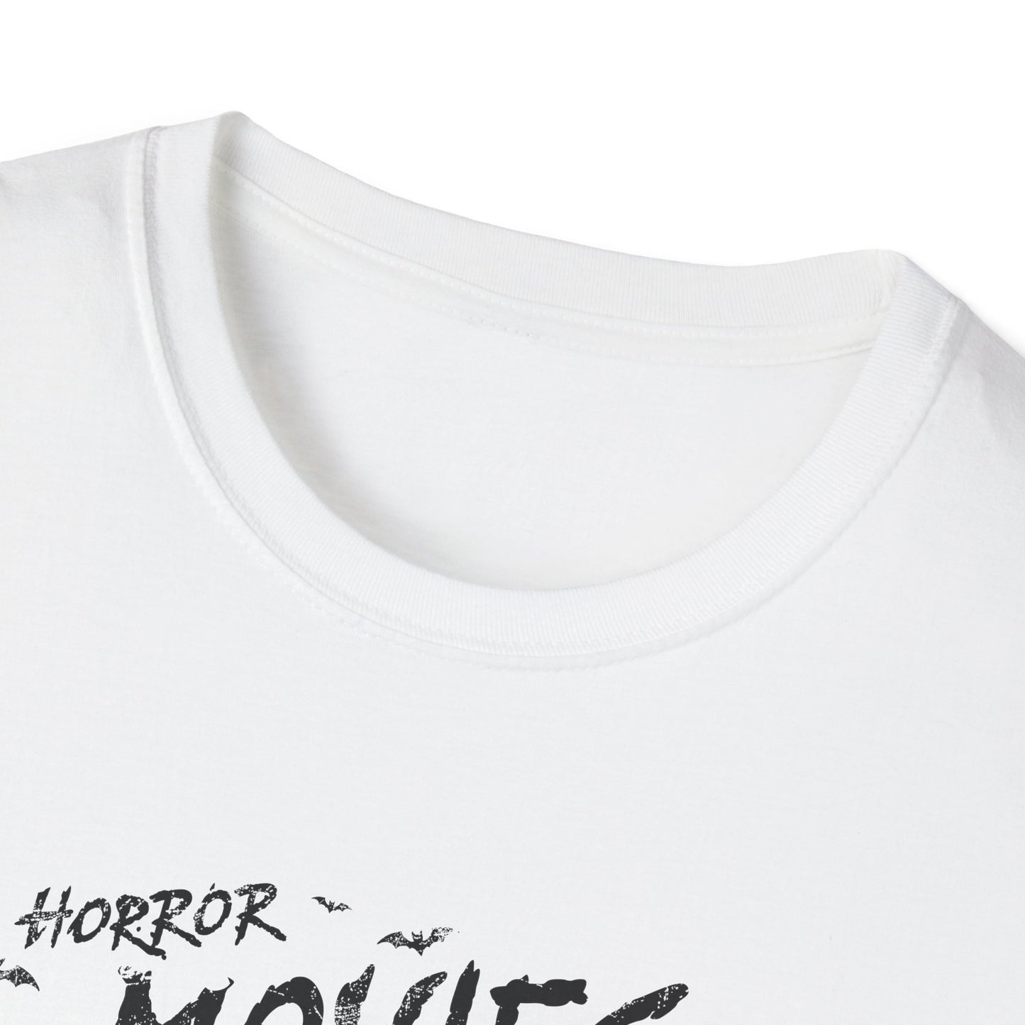 Horror Movies and Chill T-Shirt - Unisex Softstyle Tee for Movie Lovers- Great Halloween Tshirt