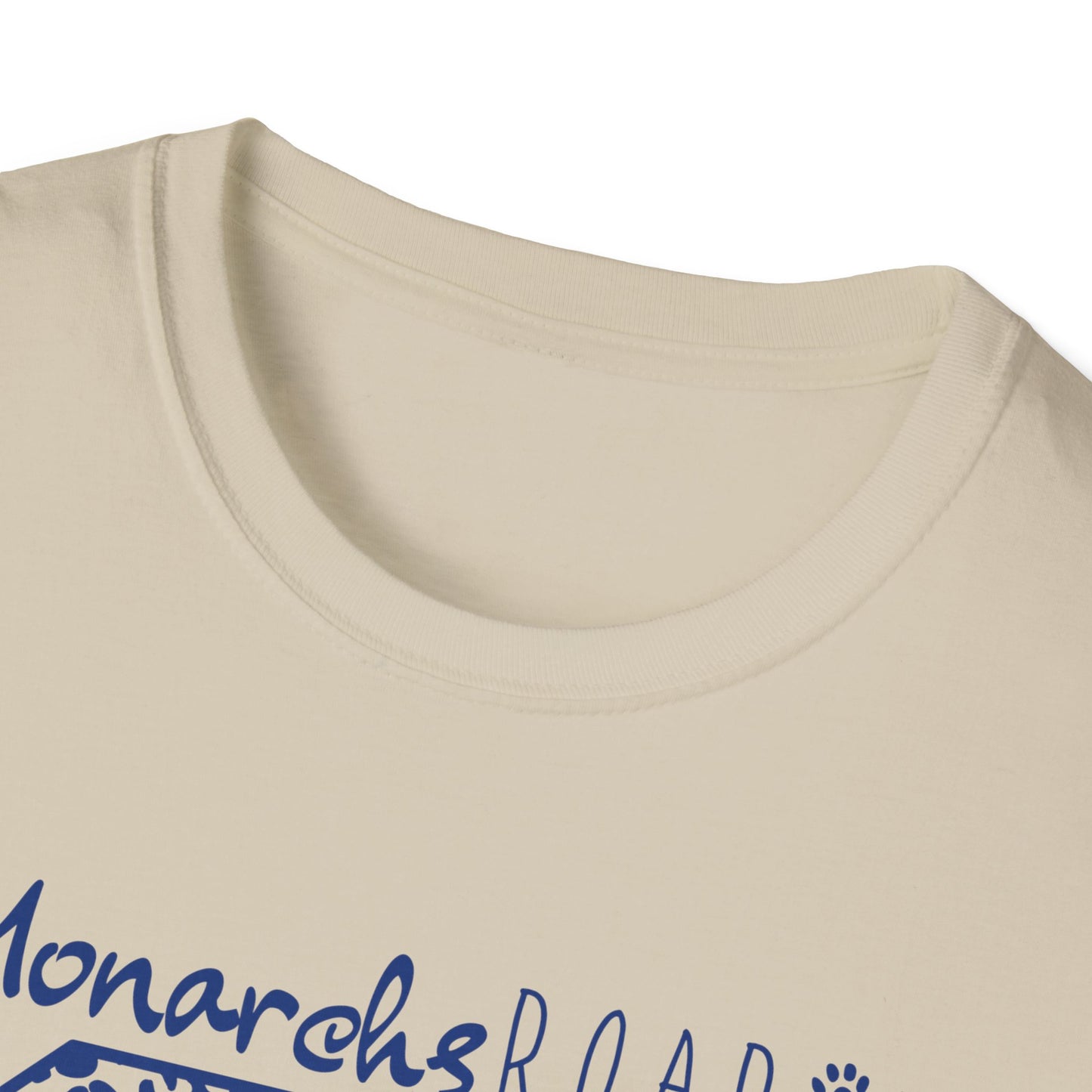 GO Monarchs Blue Leopard Print Unisex T-Shirt - School Spirit & Team Pride