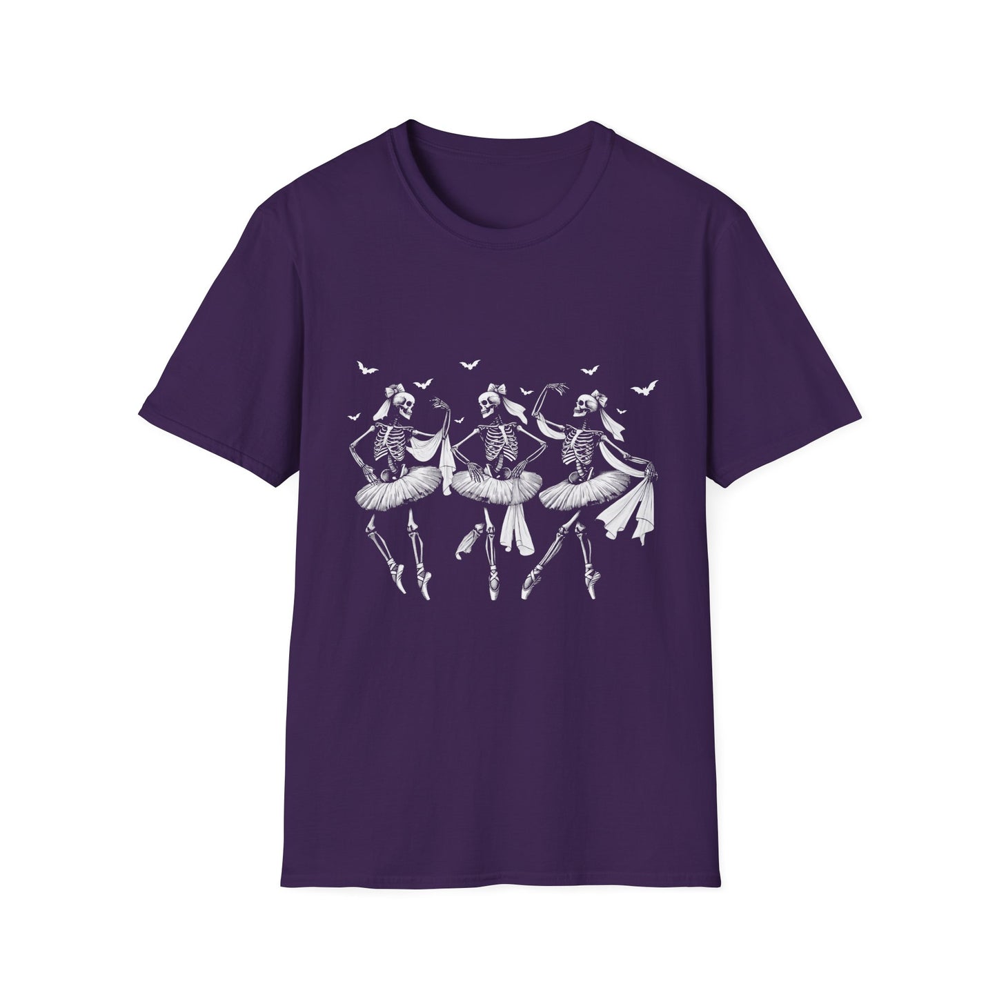 Ballet Dancer Graphic Unisex Softstyle T-Shirt Halloween - Perfect Gift for Dance Enthusiasts