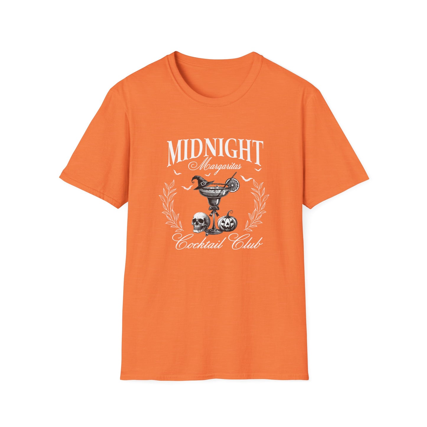 Midnight Margaritas Cocktail Club Halloween Unisex Softstyle T-Shirt