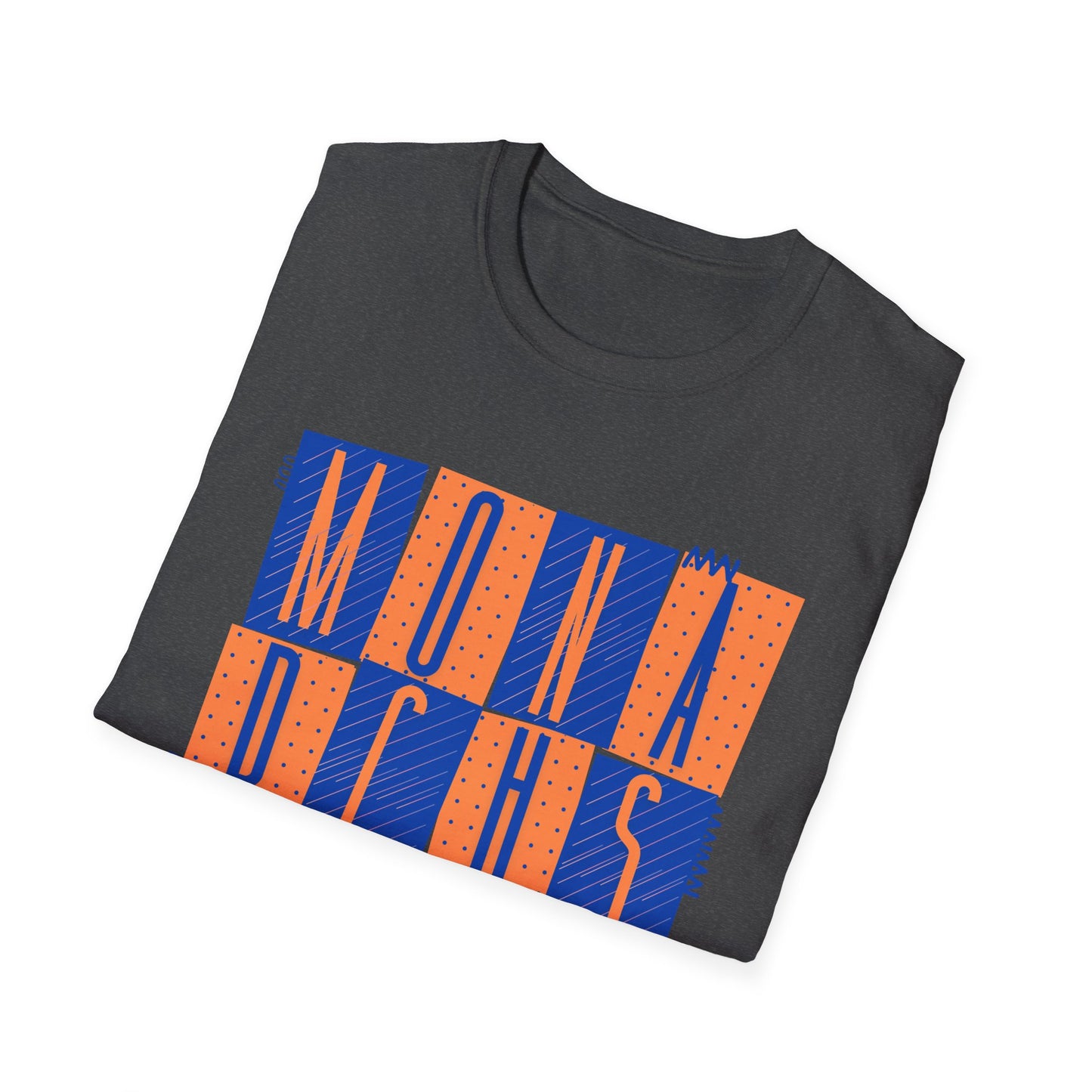 Monarchs Squares Dots Unisex Softstyle T-Shirt - Trendy Graphic Tee for Everyday Wear
