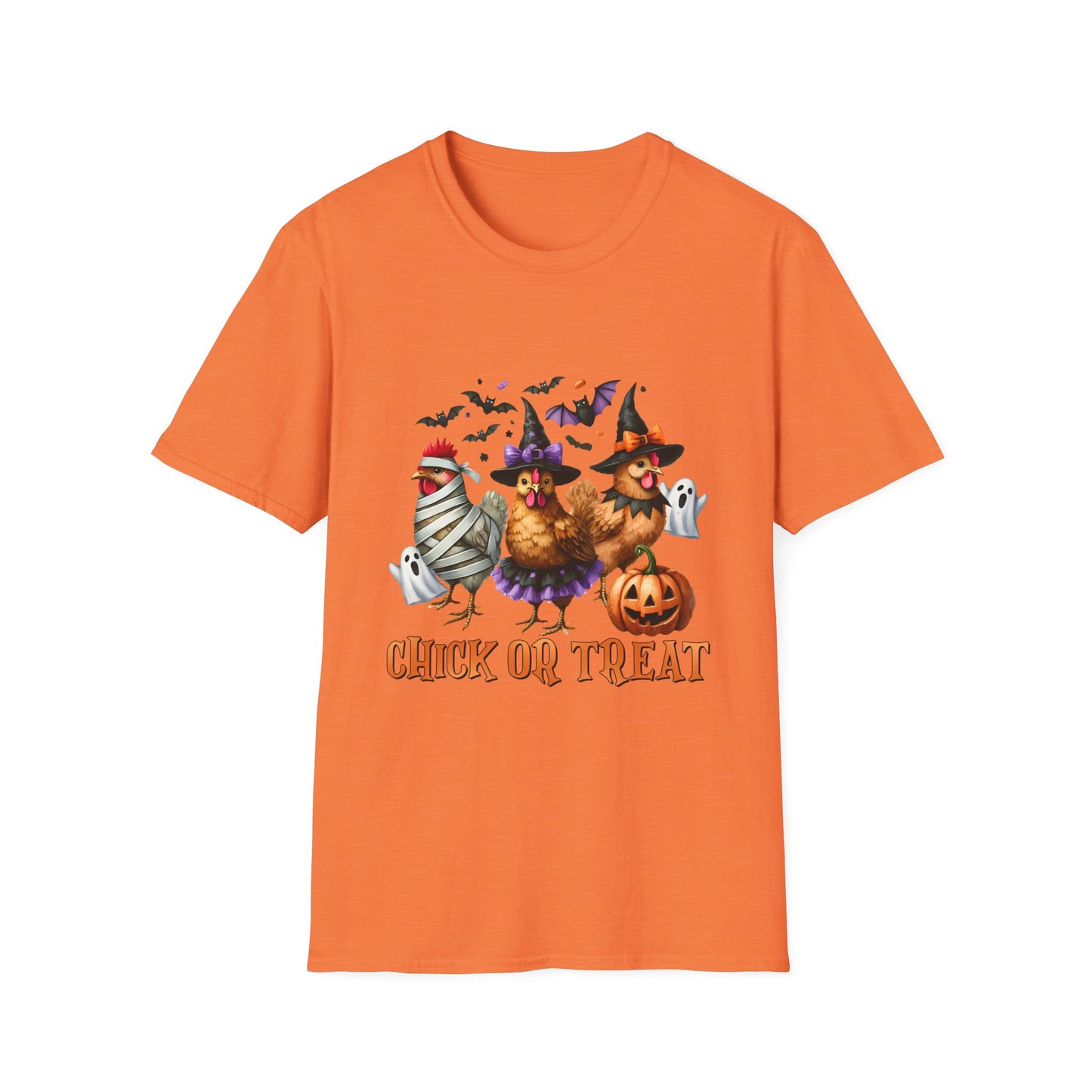 Halloween Chick or Treat Unisex Softstyle T-Shirt