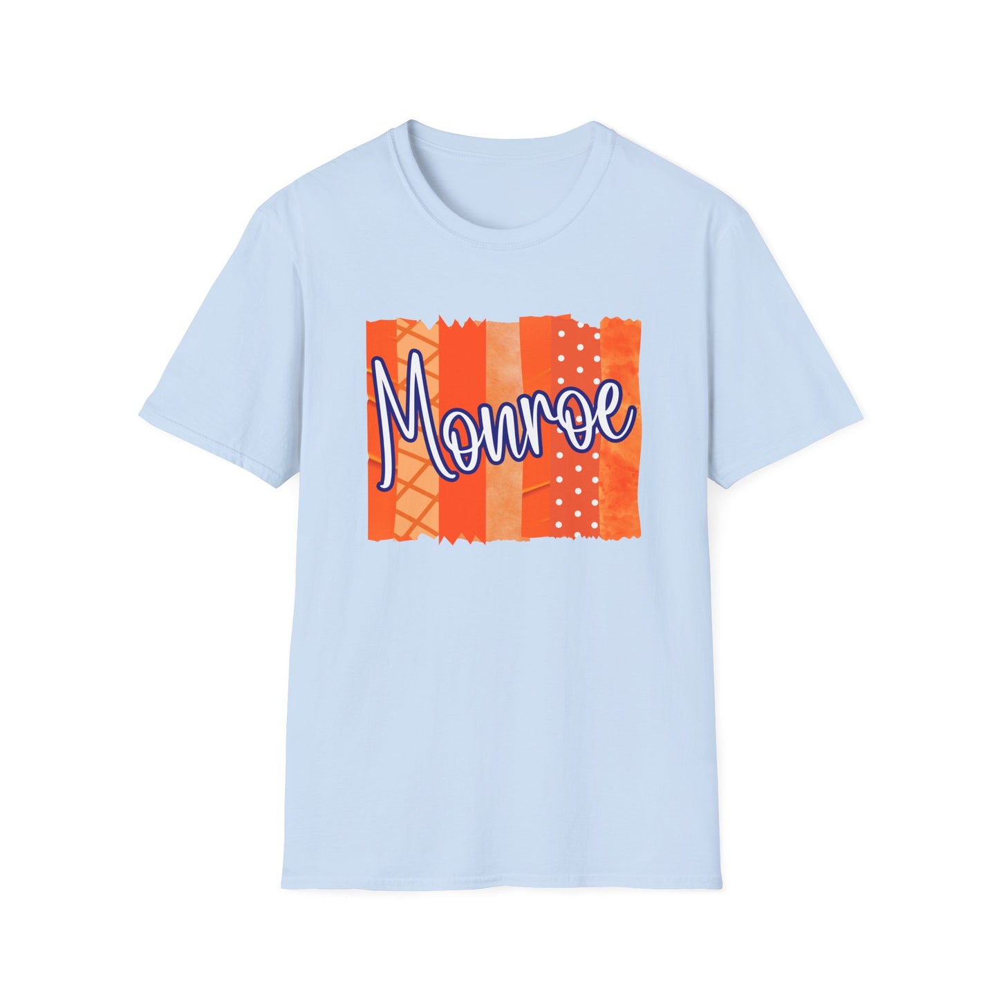 Monroe Patch Orange Unisex Softstyle T-Shirt