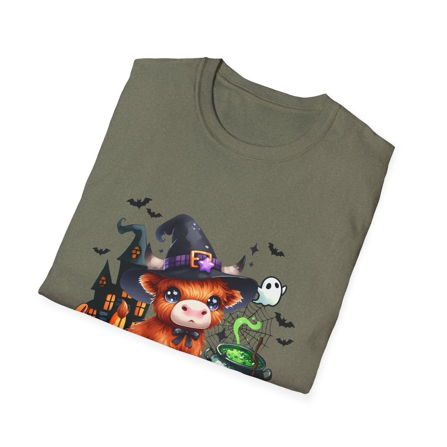 Boo Heifer Cute Halloween Unisex Softstyle T-Shirt
