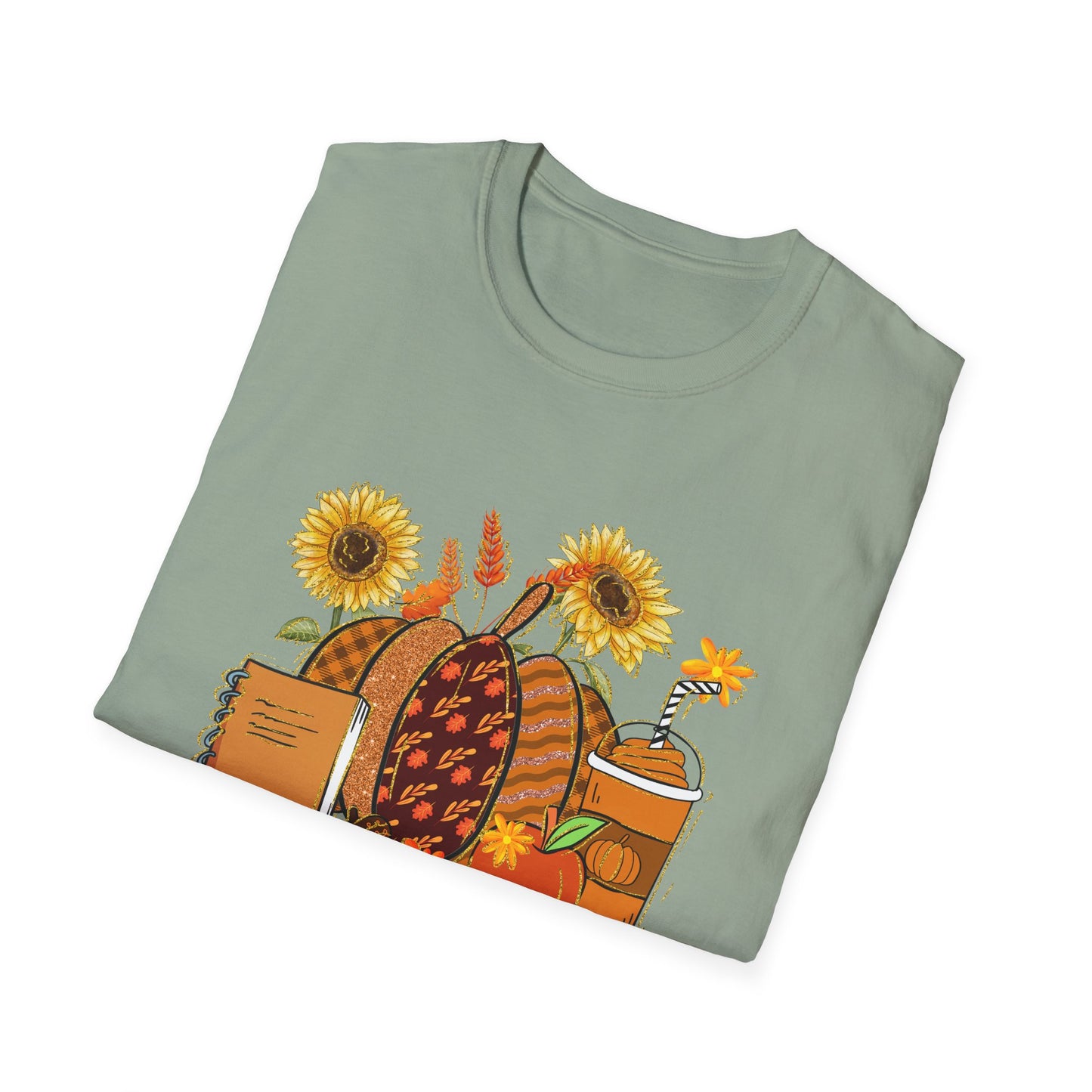 #Teacherlife Fall Unisex Softstyle T-Shirt - Perfect Gift for Teachers, Back to School, and Appreciation Events
