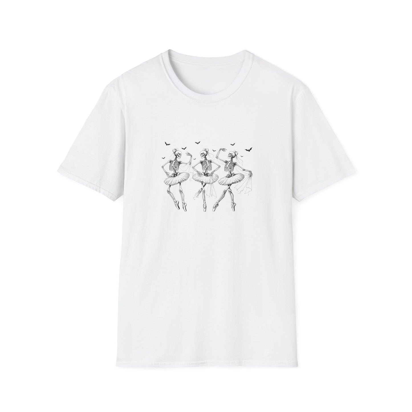 Ballet Dancer Unisex Softstyle Halloween T-Shirt - Artistic Dance Graphic Tee