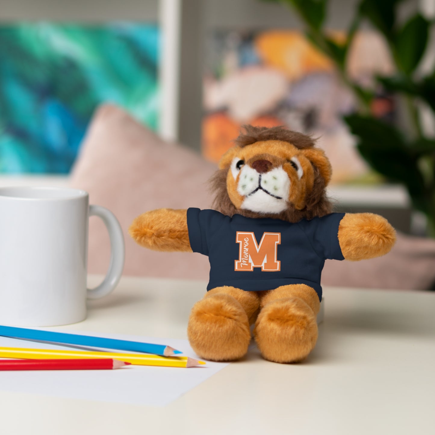Customizable Stuffed Animal Buddy with Tee - Perfect Gift for Graduations and Celebrations