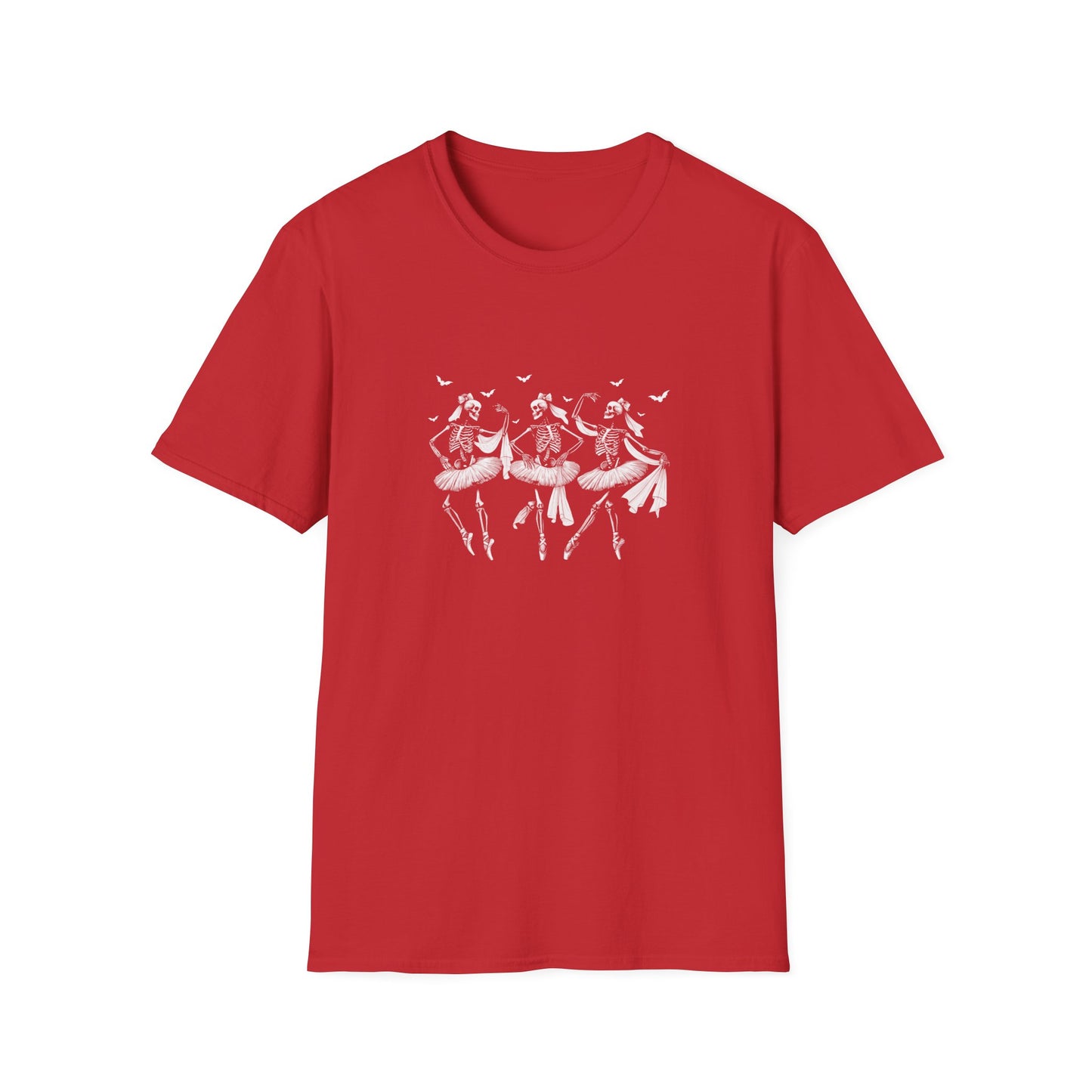 Ballet Dancer Graphic Unisex Softstyle T-Shirt Halloween - Perfect Gift for Dance Enthusiasts