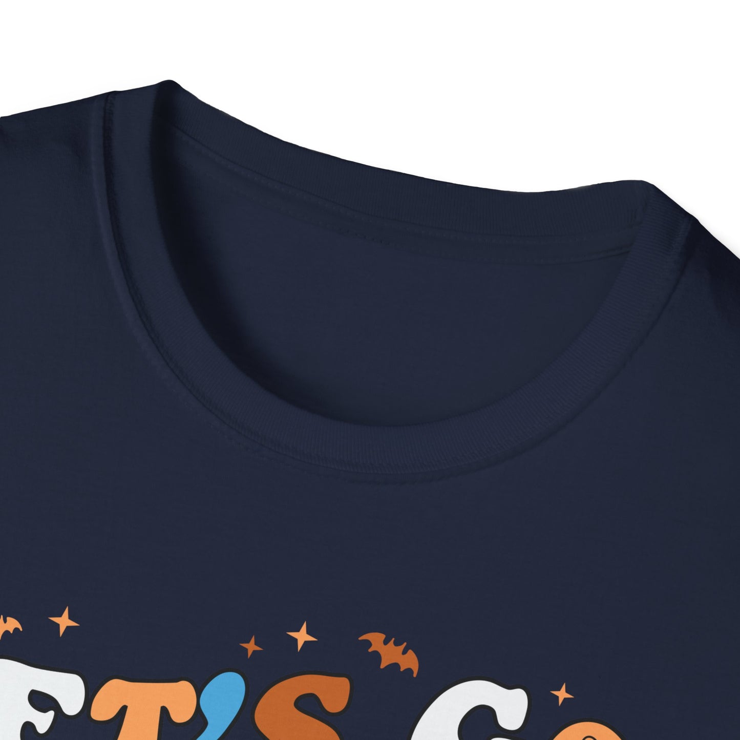 Let's Go Ghouls Unisex Softstyle T-Shirt – Fun Halloween Tee for Ghost Lovers