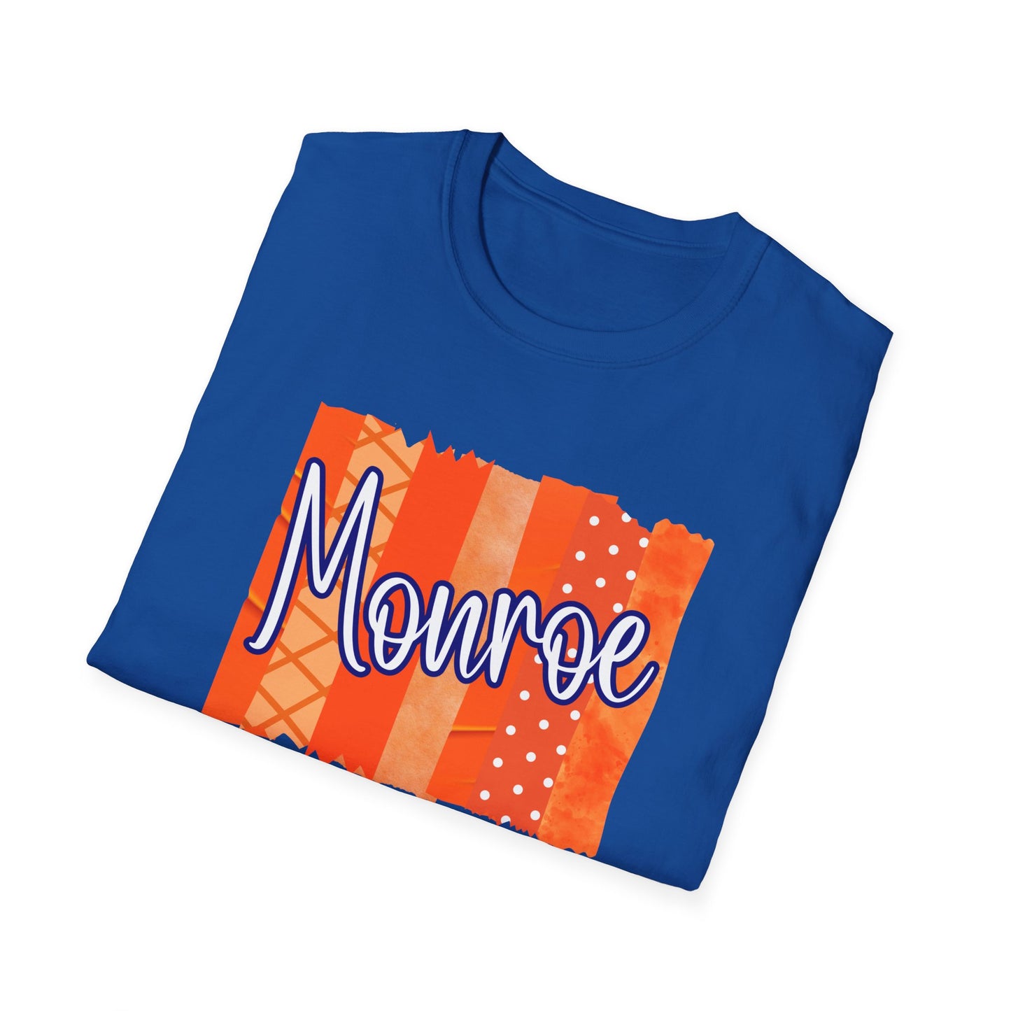 Monroe Patch Orange Unisex Softstyle T-Shirt