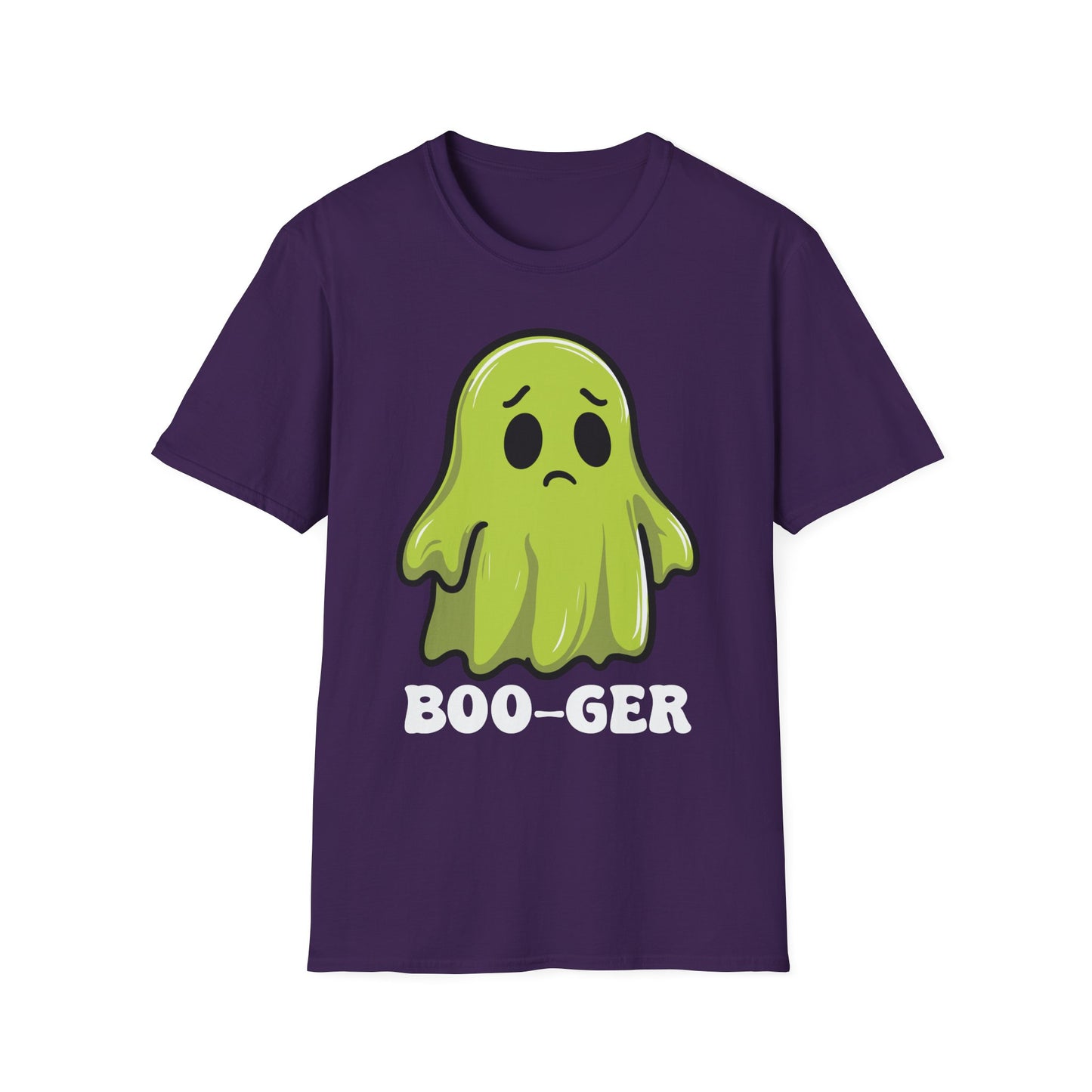Cute Ghost 'Boo-ger' Unisex Softstyle T-Shirt - Perfect for Halloween Fun!