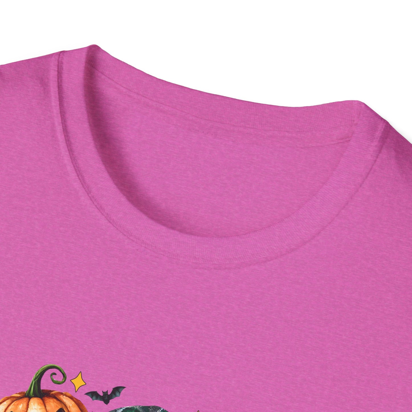 Halloween Cow Halloween Y'all Unisex Softstyle T-Shirt - Cute & Cozy for Fall Celebrations