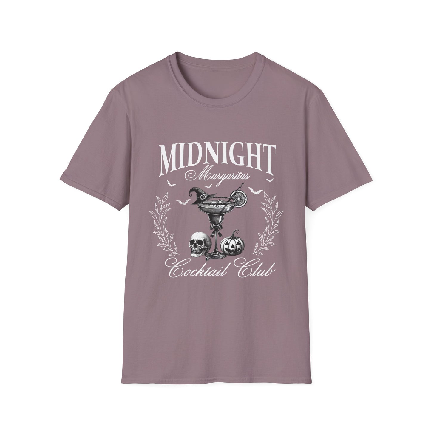 Midnight Margaritas Cocktail Club Halloween Unisex Softstyle T-Shirt