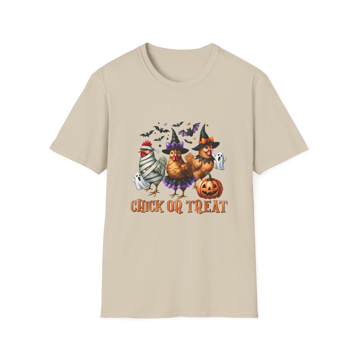 Halloween Chick or Treat Unisex Softstyle T-Shirt