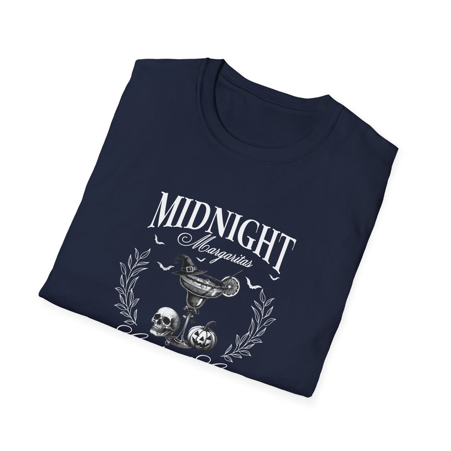 Midnight Margaritas Cocktail Club Halloween Unisex Softstyle T-Shirt