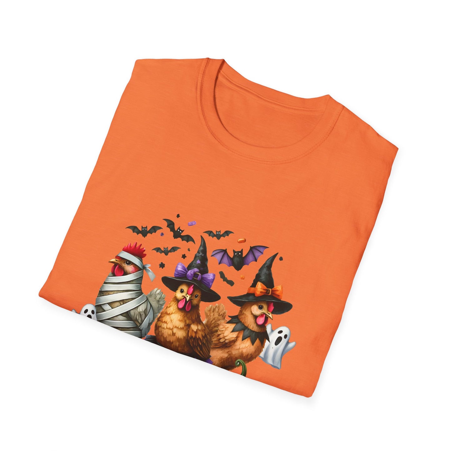 Halloween Chick or Treat Unisex Softstyle T-Shirt