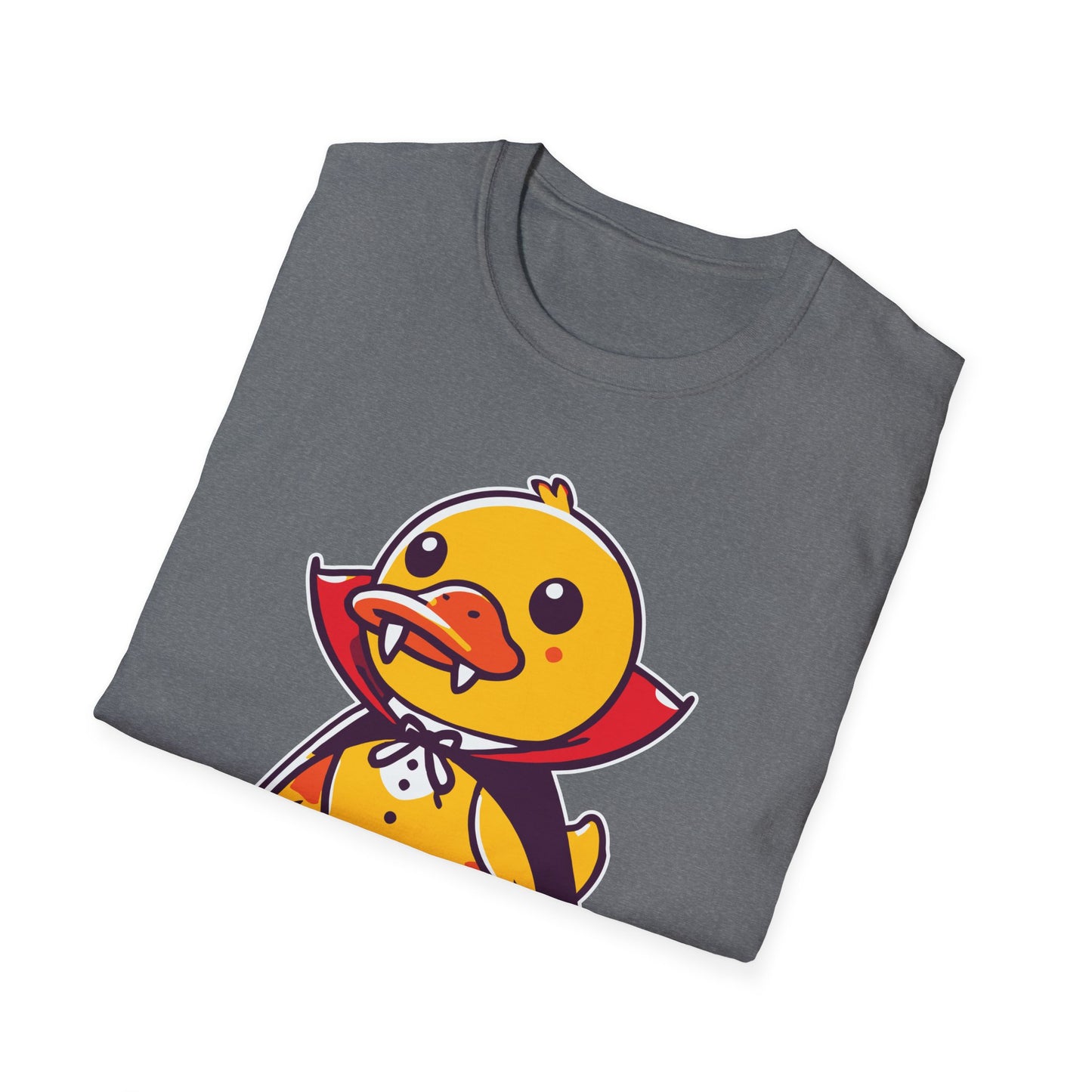 Count Quackula Unisex Softstyle T-Shirt - Fun Halloween Graphic Tee